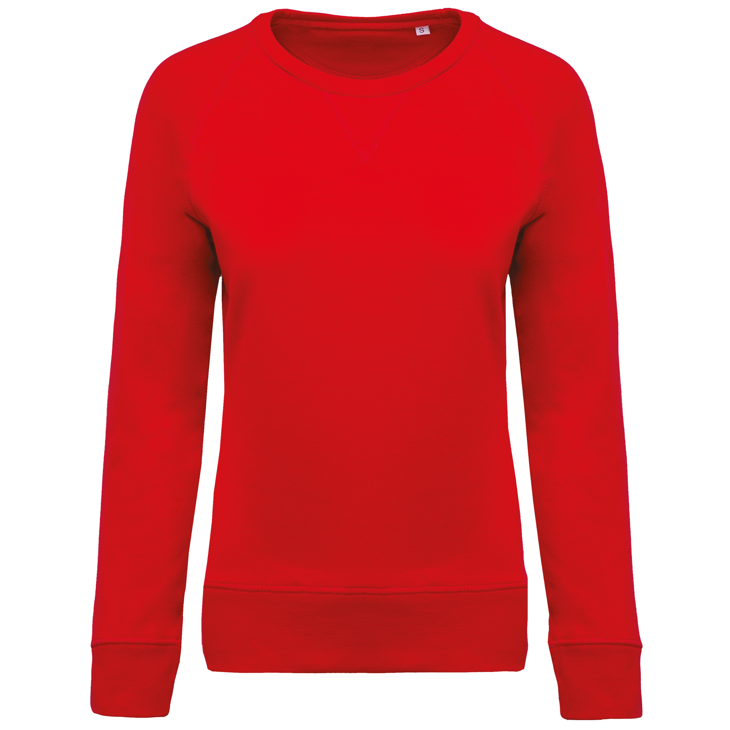 Miniature 20 pour Sweat-shirt Bio col rond manches raglan femme