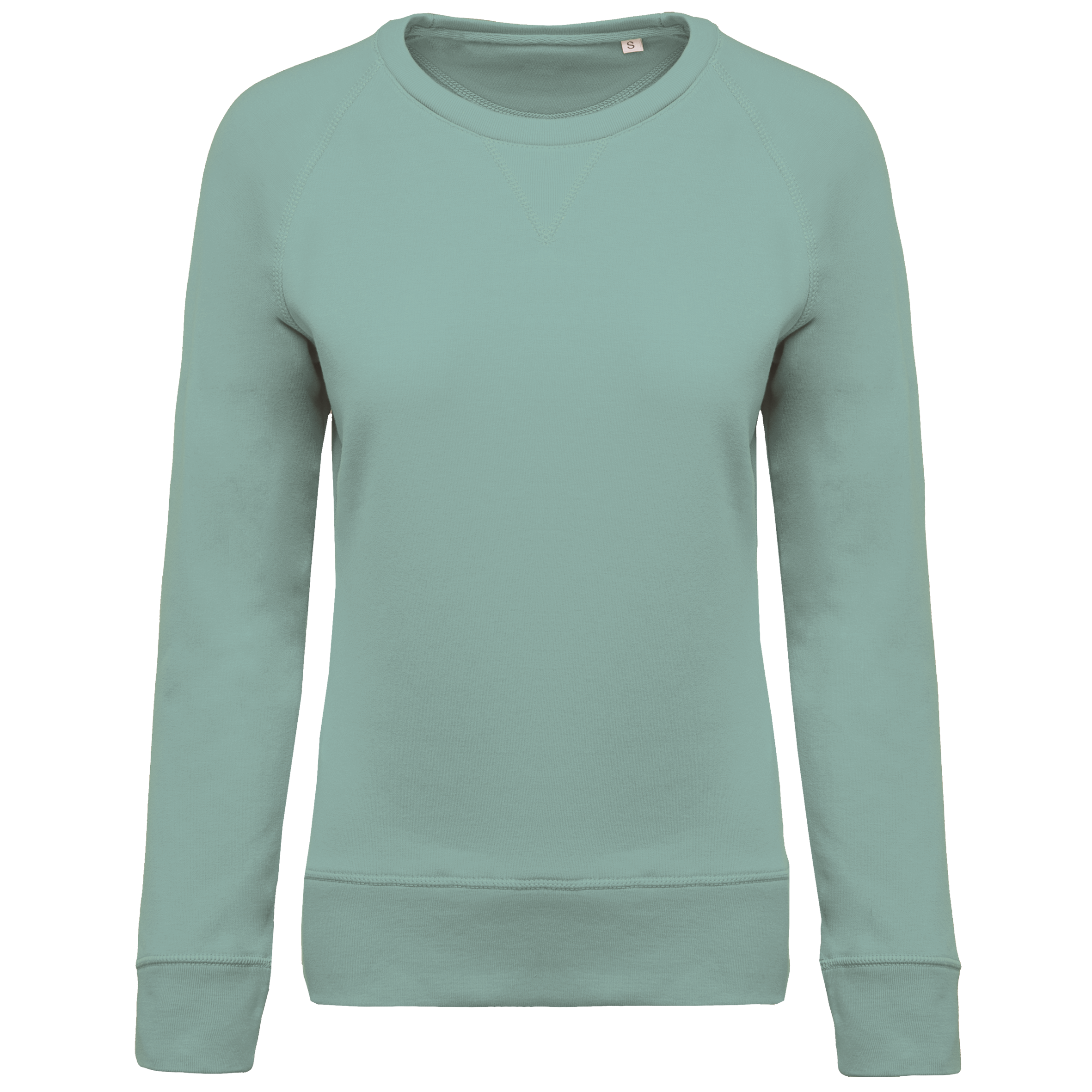Miniature 21 pour Sweat-shirt Bio col rond manches raglan femme