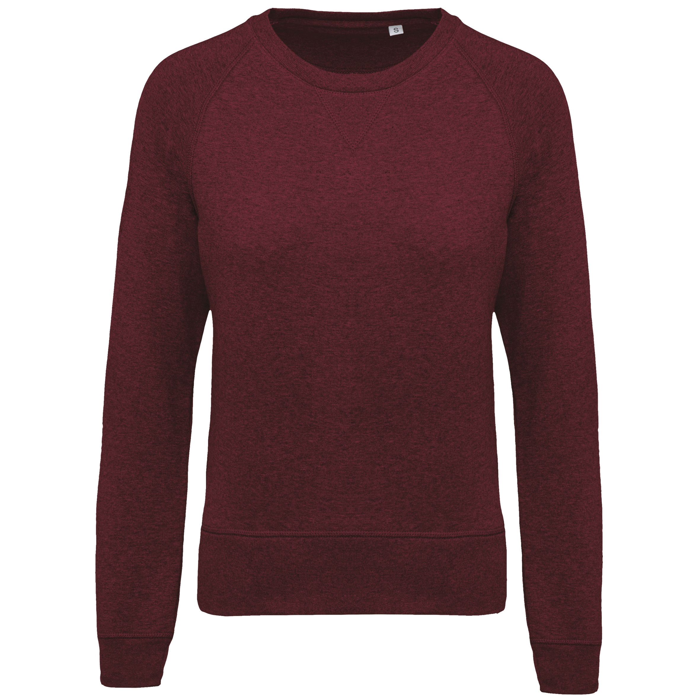 Miniature 24 pour Sweat-shirt Bio col rond manches raglan femme