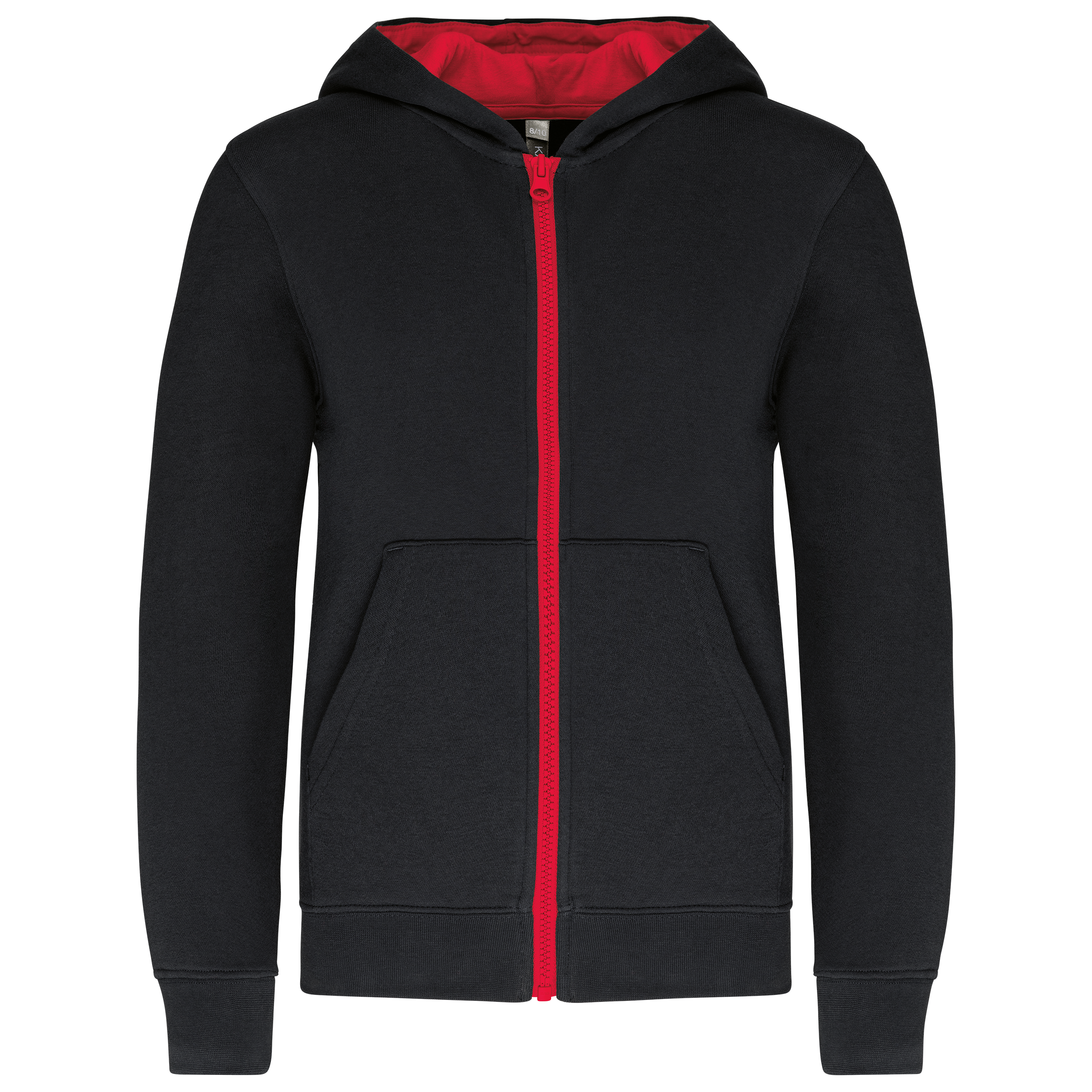 Miniature 9 pour Sweat-shirt zippé capuche enfant