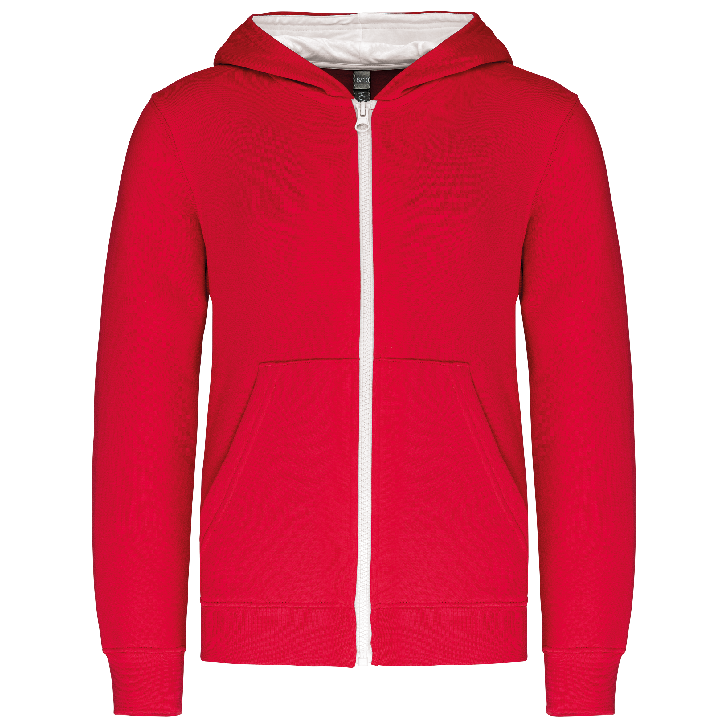 Miniature 13 pour Sweat-shirt zippé capuche enfant