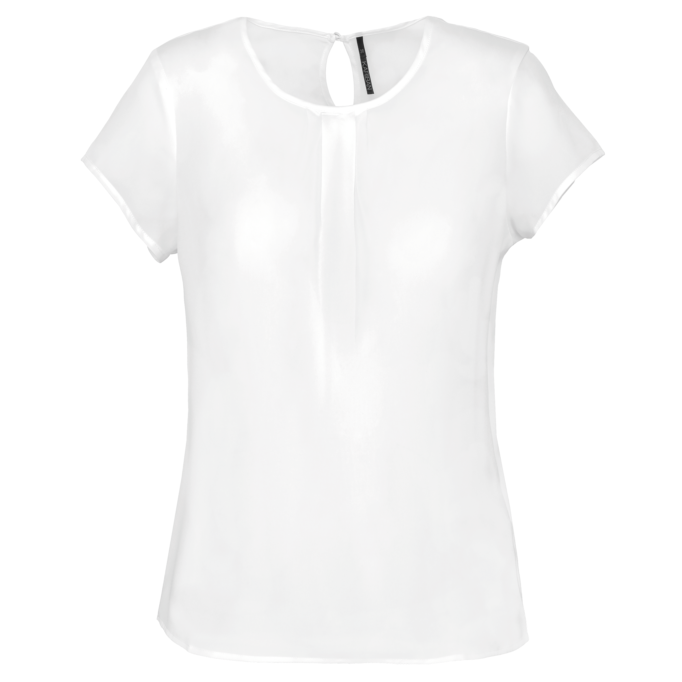 Miniature 10 pour Blouse crêpe manches courtes femme