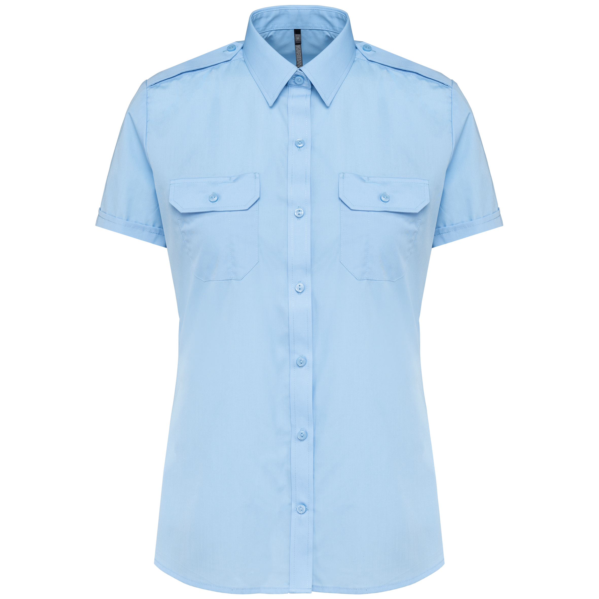 Miniature 12 pour Chemise pilote manches courtes femme