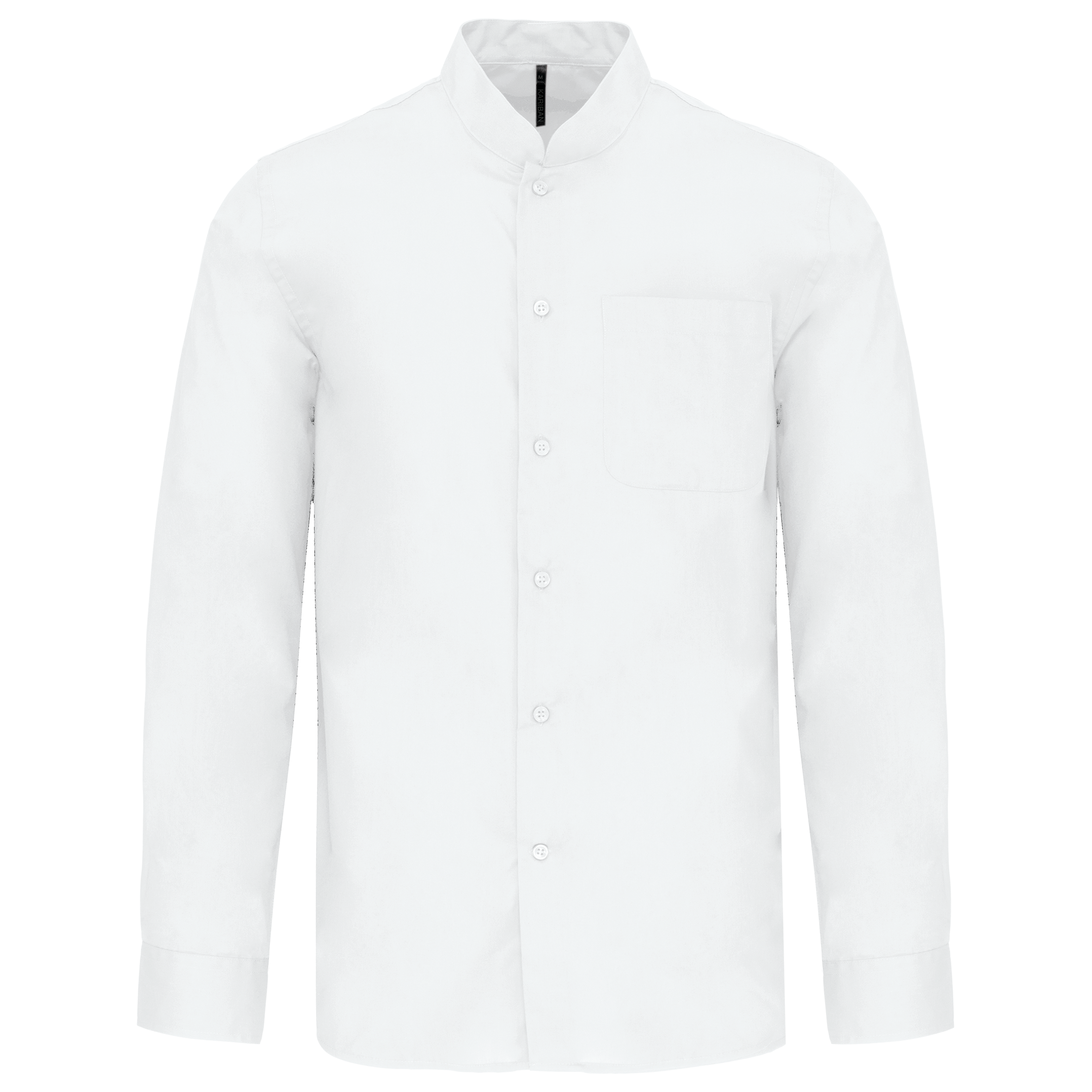 Miniature 16 pour Chemise col mao manches longues