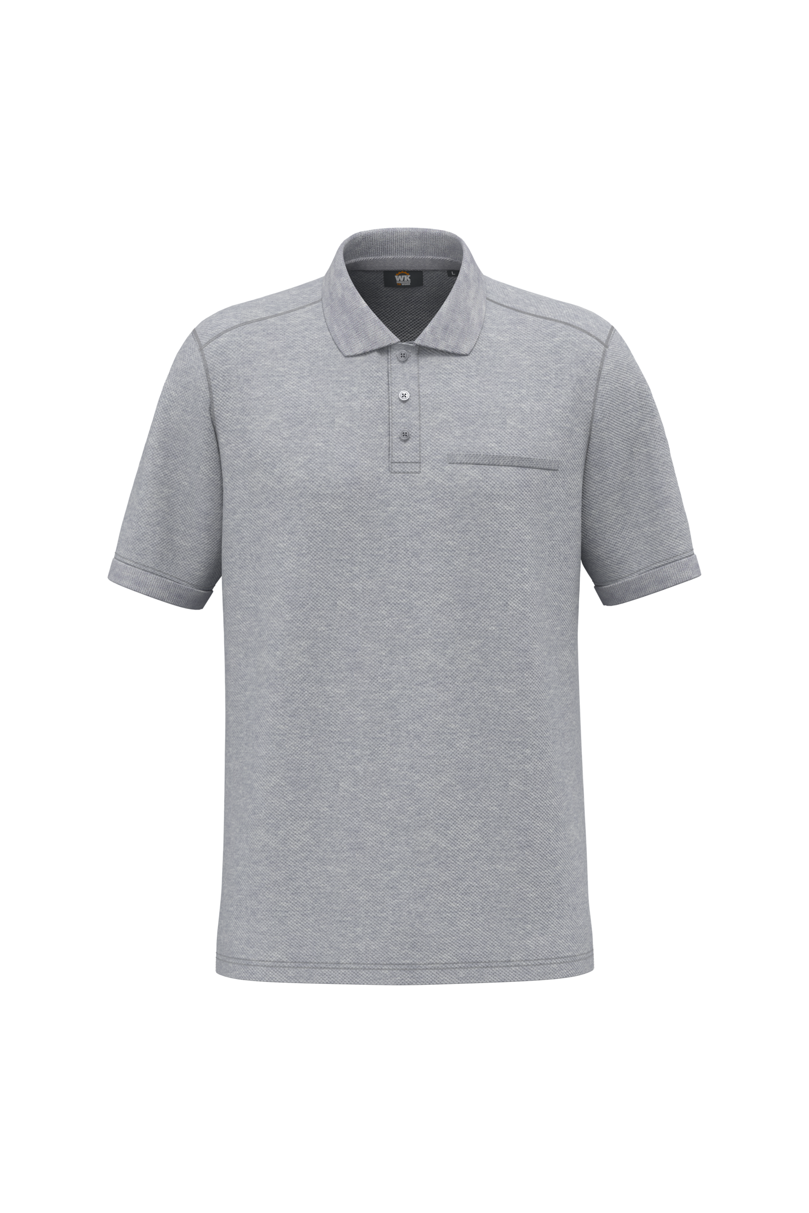 Miniature 4 pour Polo unisexe écoresponsable avec poche poitrine