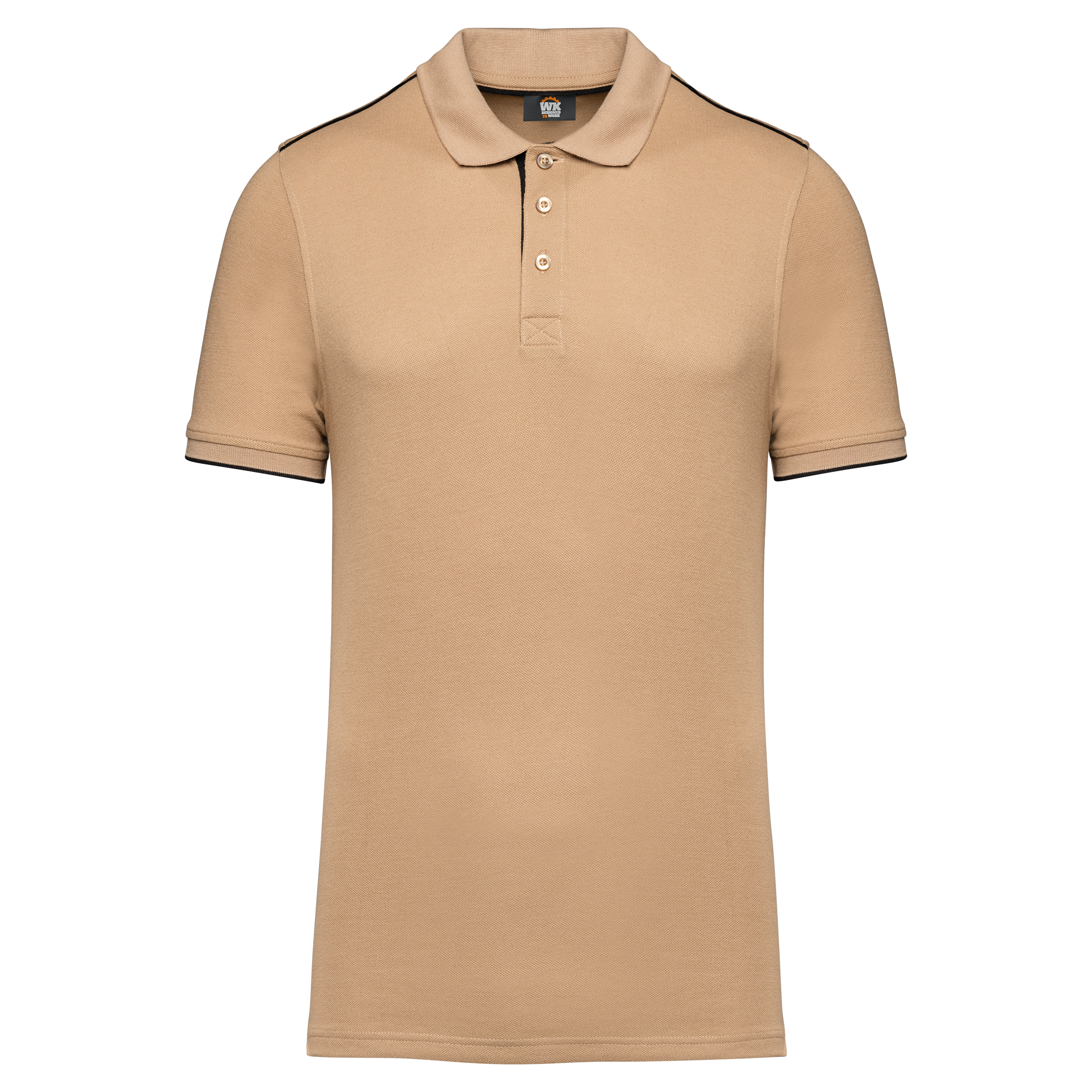 Miniature 21 pour Polo Day To Day contrasté manches courtes homme