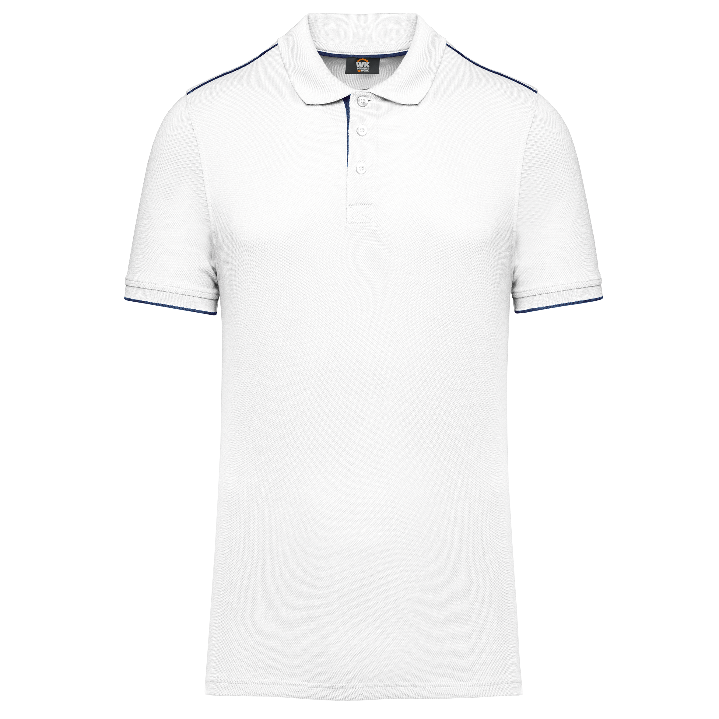 Miniature 25 pour Polo Day To Day contrasté manches courtes homme