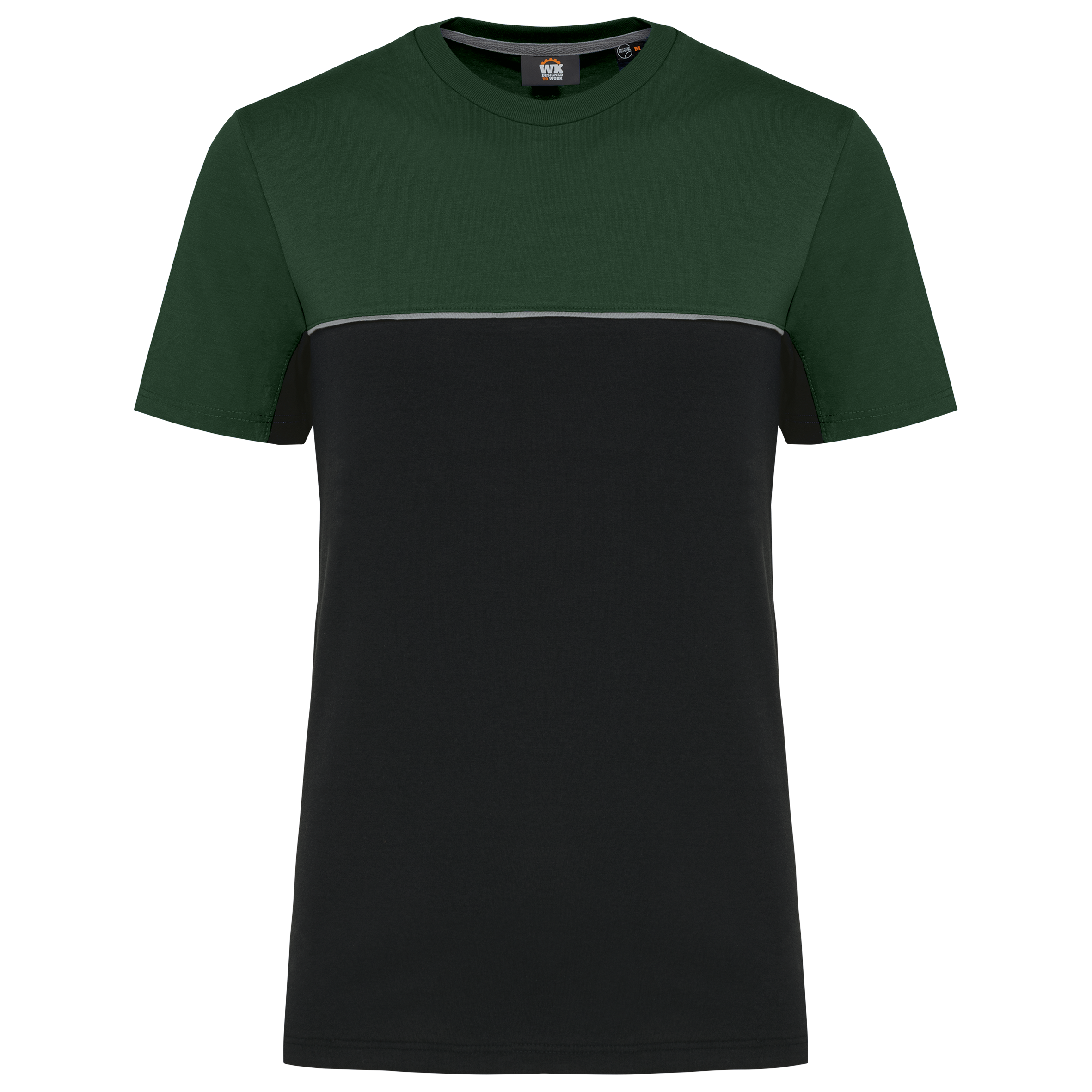 Miniature 11 pour T-shirt bicolore écoresponsable manches courtes unisexe