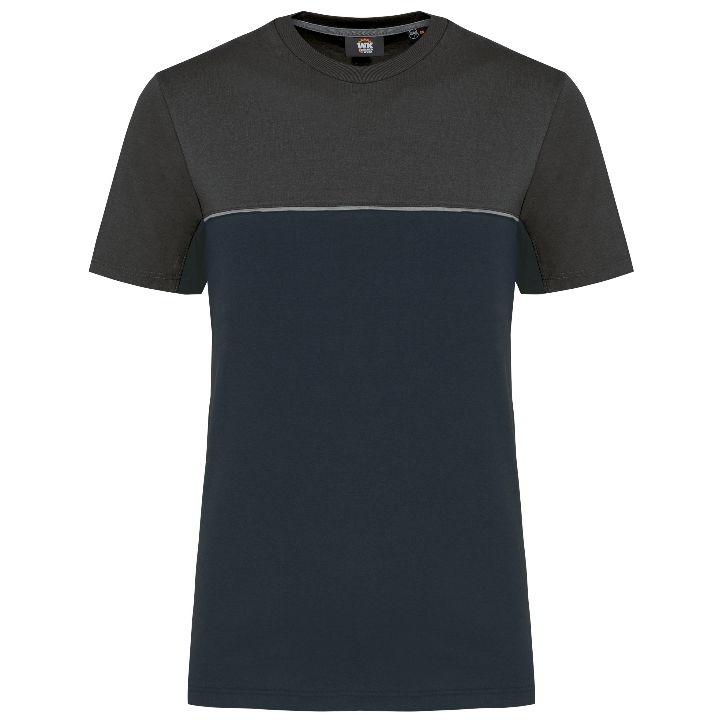 Miniature 15 pour T-shirt bicolore écoresponsable manches courtes unisexe
