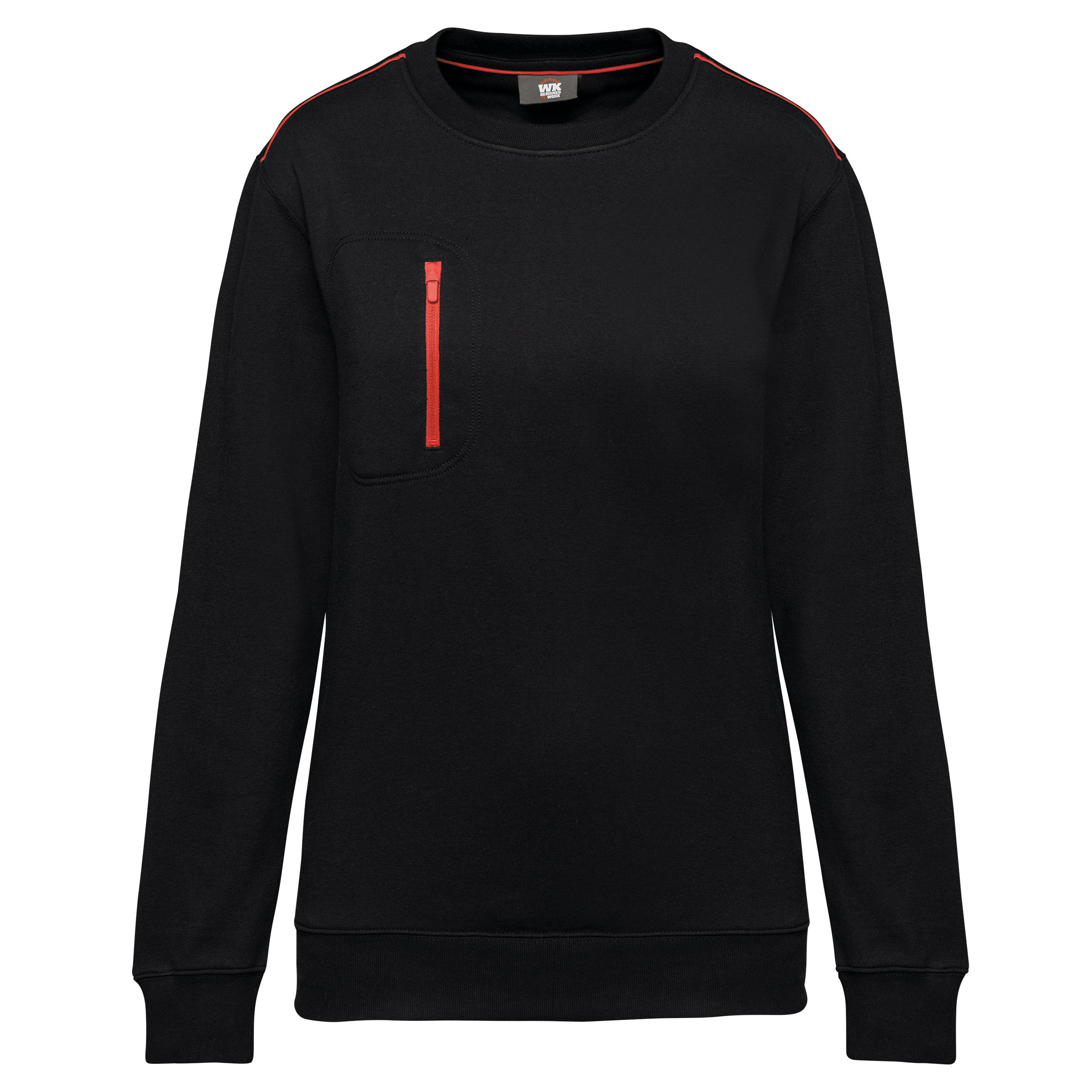 Miniature 24 pour Sweat-shirt Day To Day zip poche contrastée unisexe