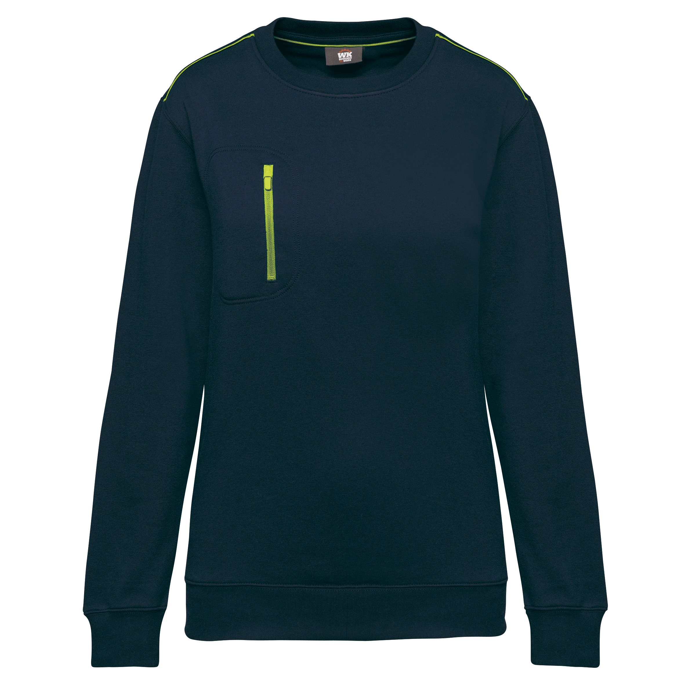 Miniature 28 pour Sweat-shirt Day To Day zip poche contrastée unisexe