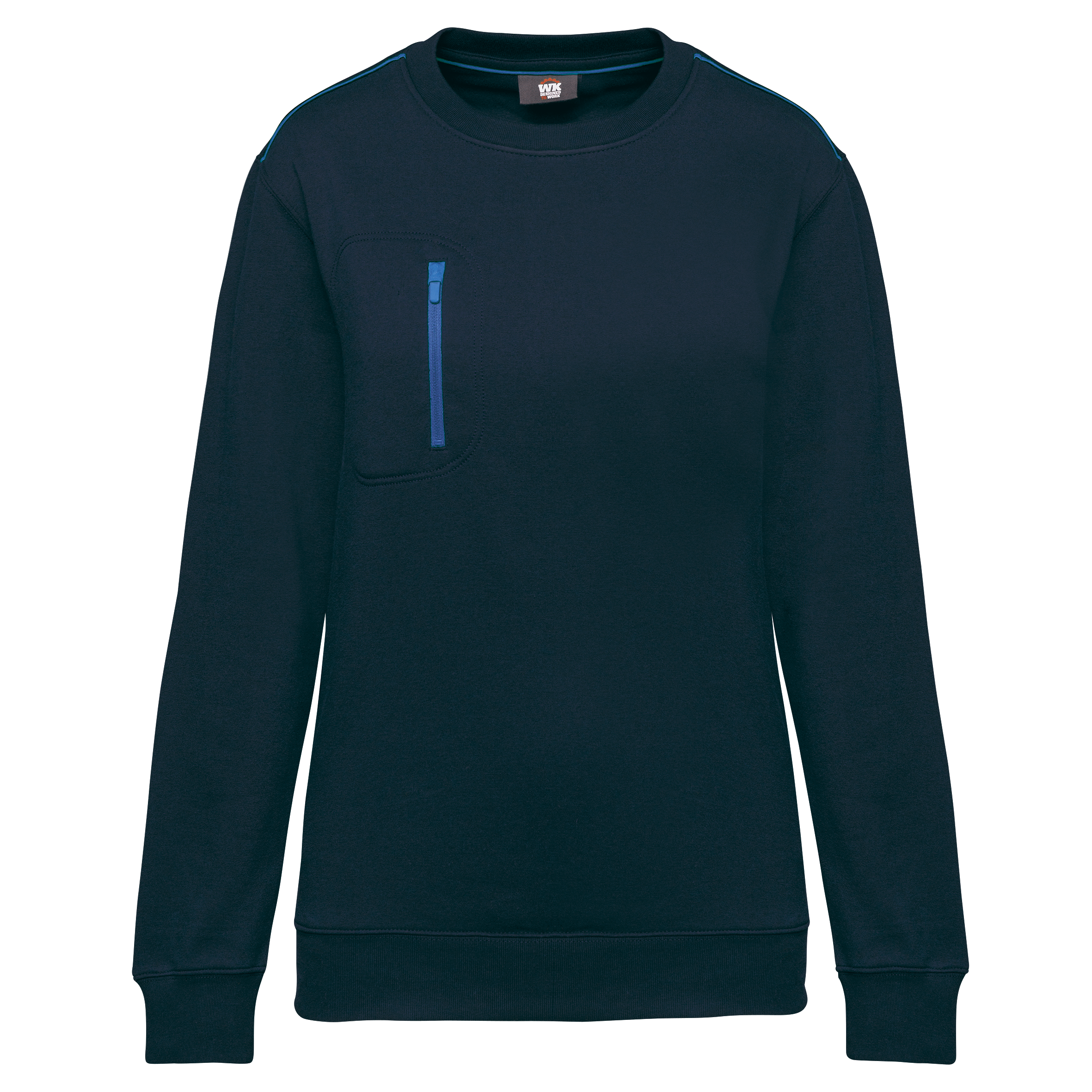 Miniature 29 pour Sweat-shirt Day To Day zip poche contrastée unisexe