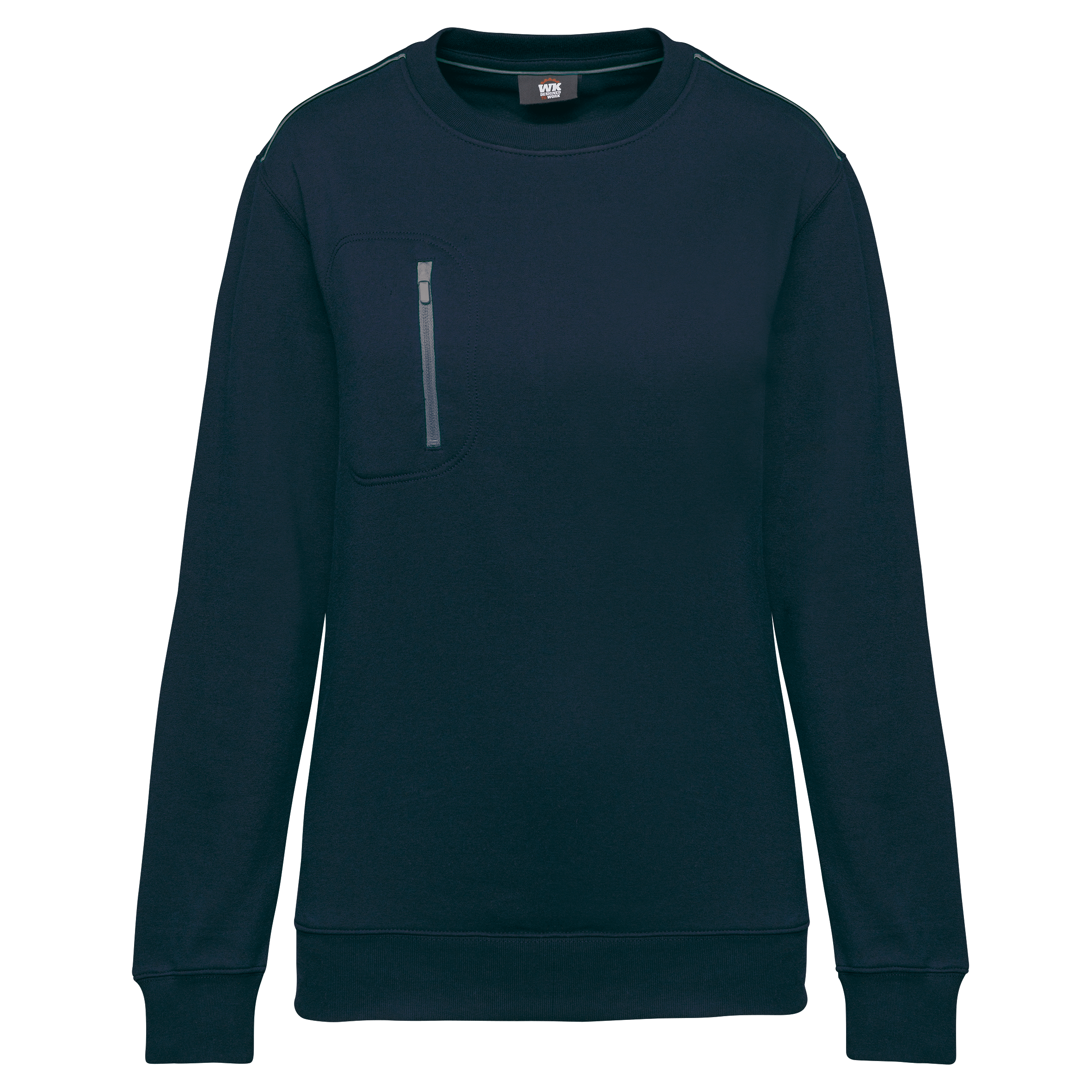 Miniature 30 pour Sweat-shirt Day To Day zip poche contrastée unisexe