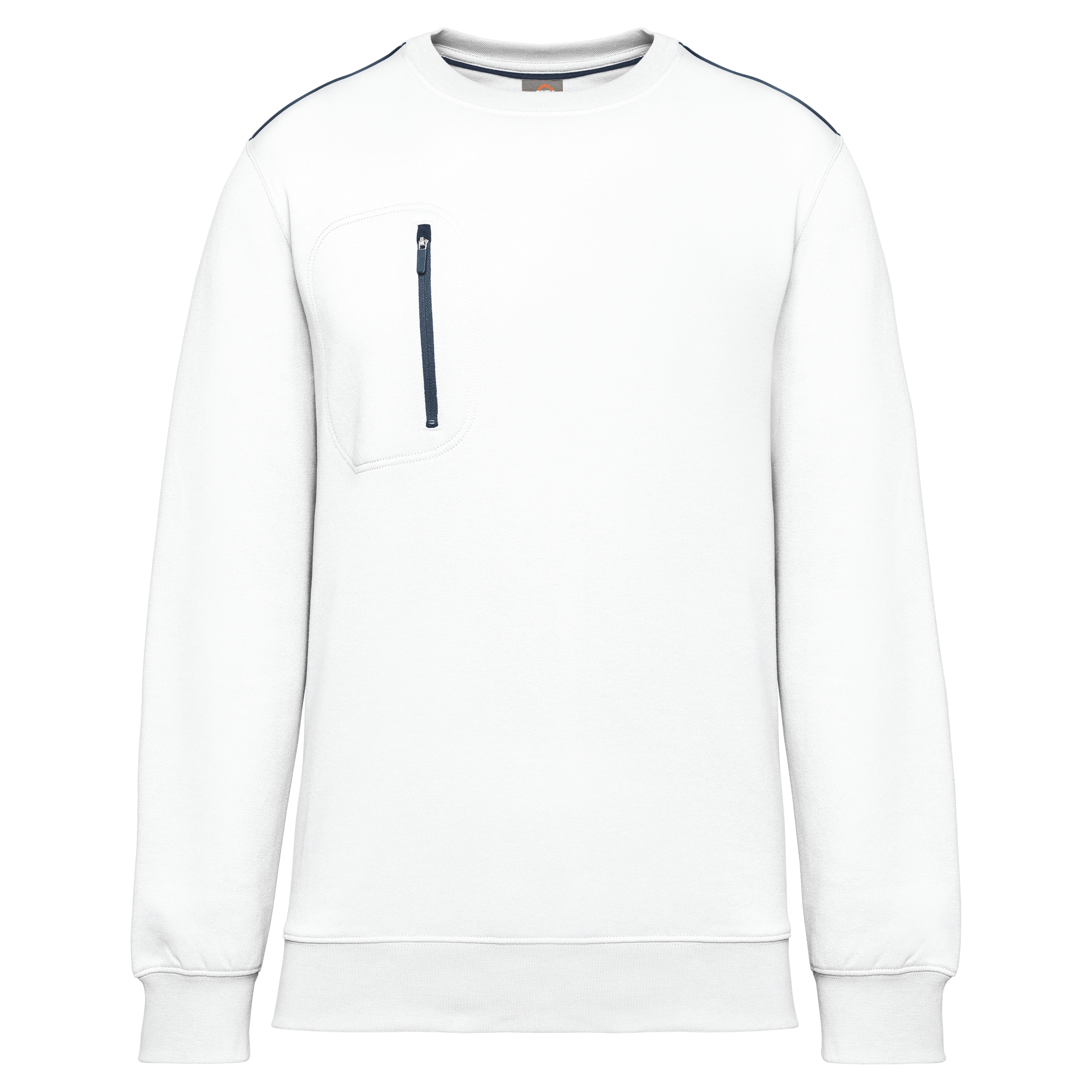 Miniature 31 pour Sweat-shirt Day To Day zip poche contrastée unisexe