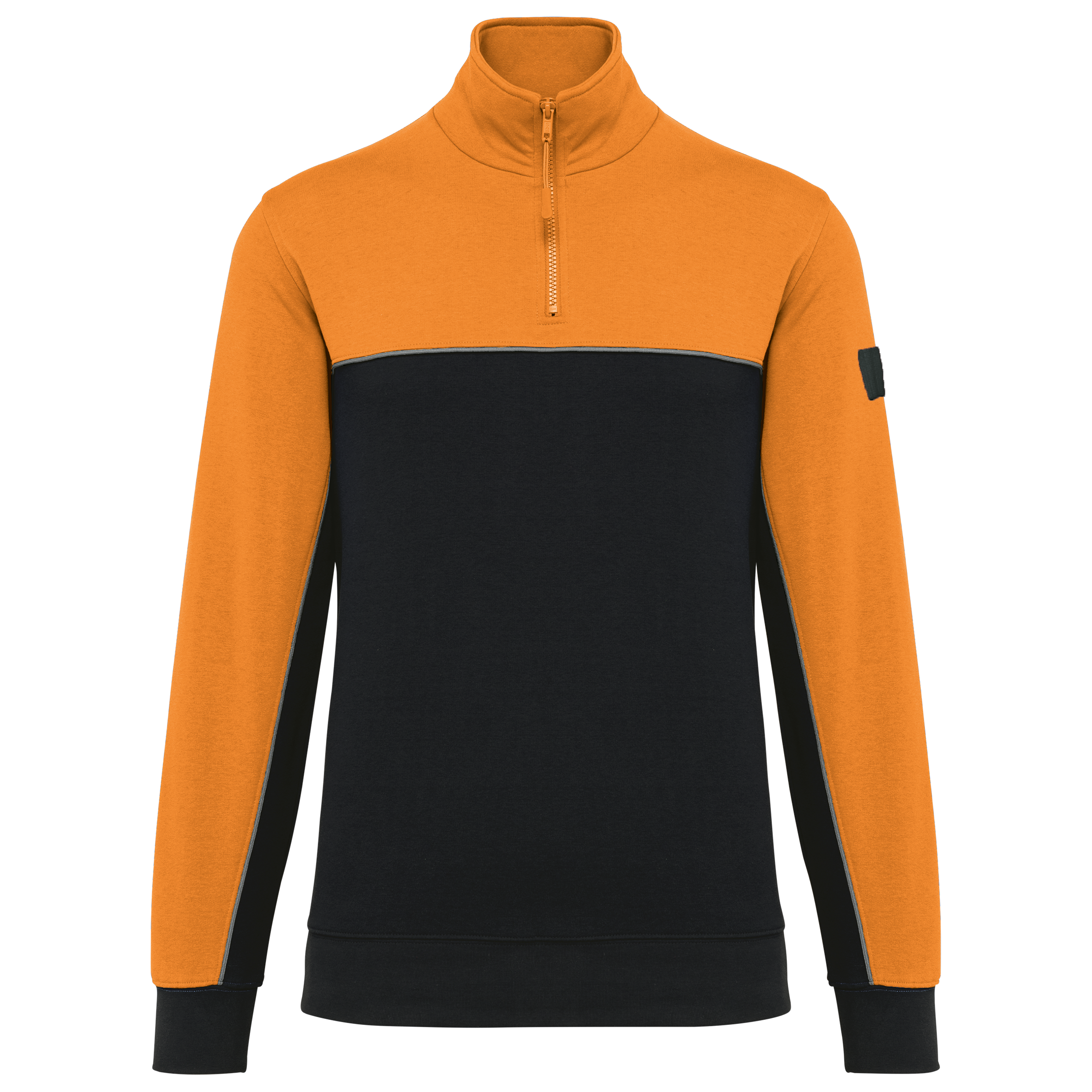 Miniature 16 pour Sweat-shirt écoresponsable col zippé unisexe