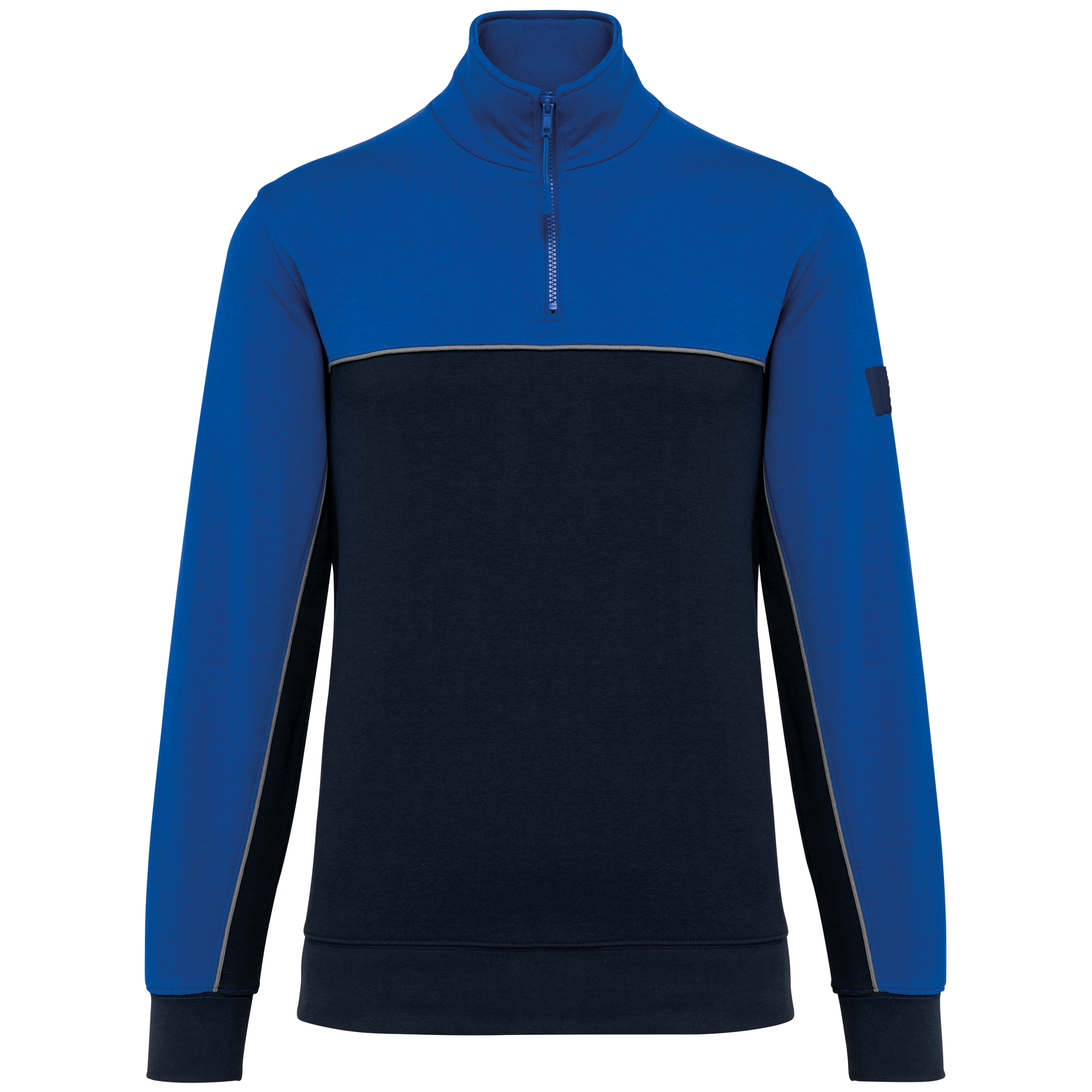 Miniature 20 pour Sweat-shirt écoresponsable col zippé unisexe