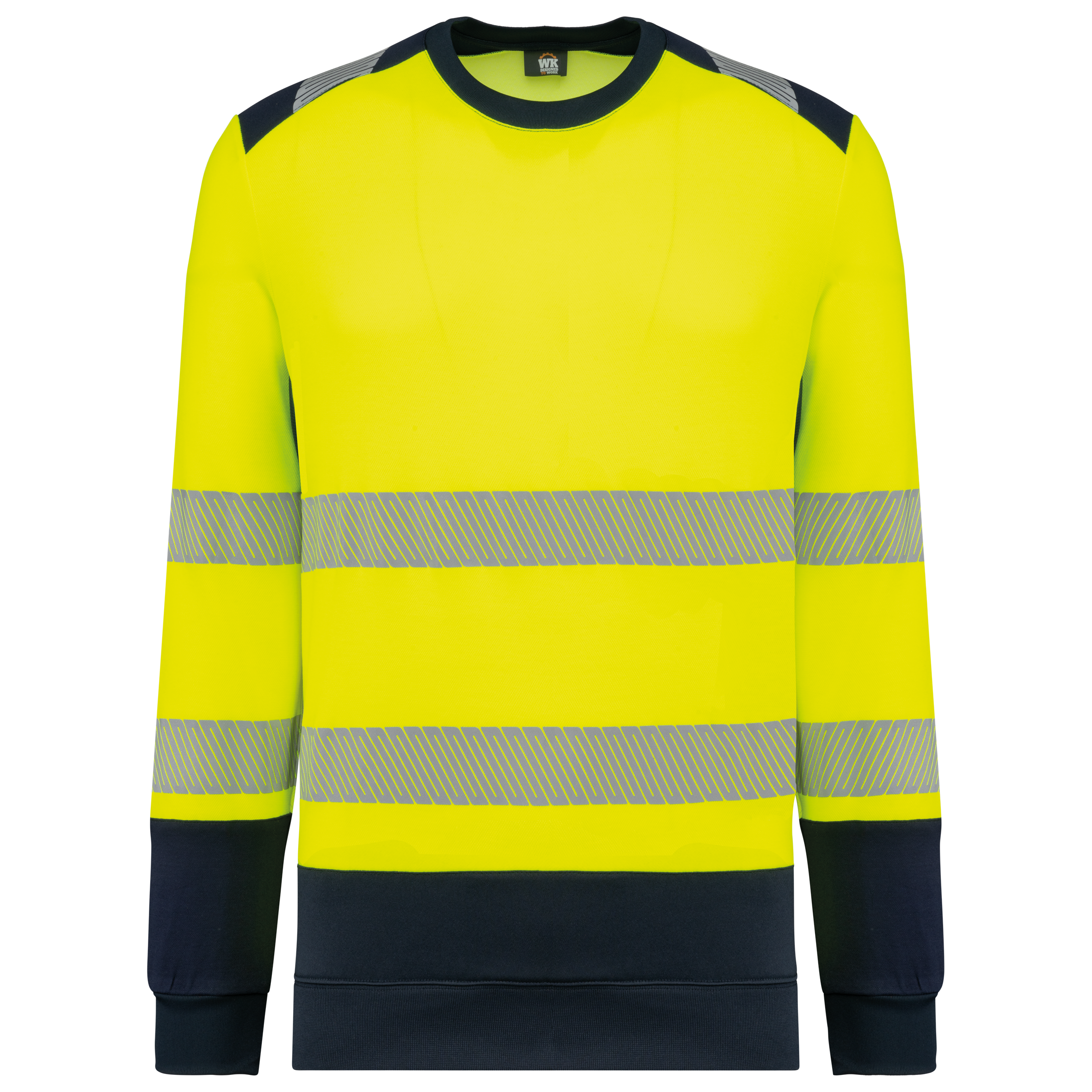 Miniature 2 pour Sweat-shirt de sécurité recyclé col rond unisexe