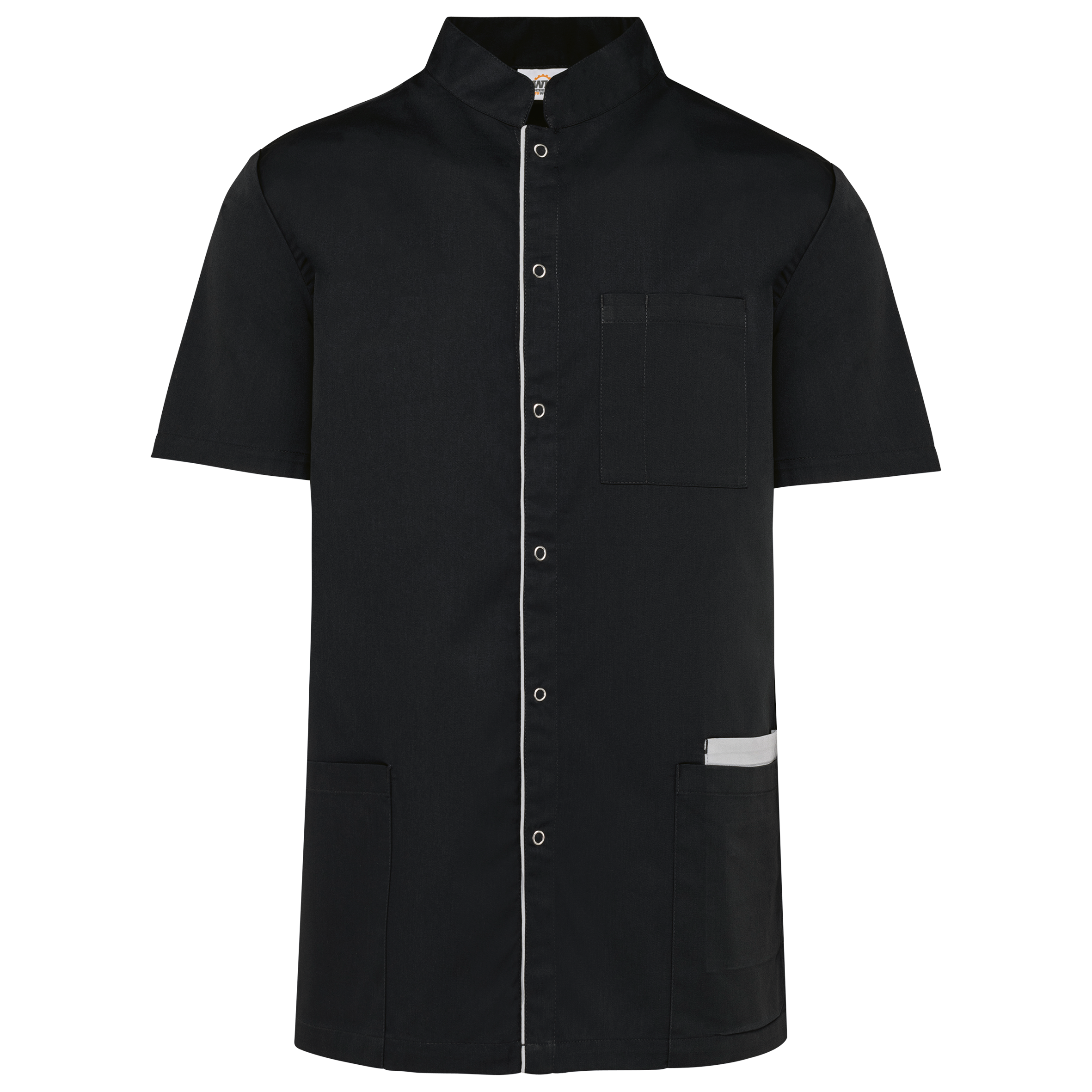 Miniature 10 pour Blouse polycoton avec boutons-pression homme