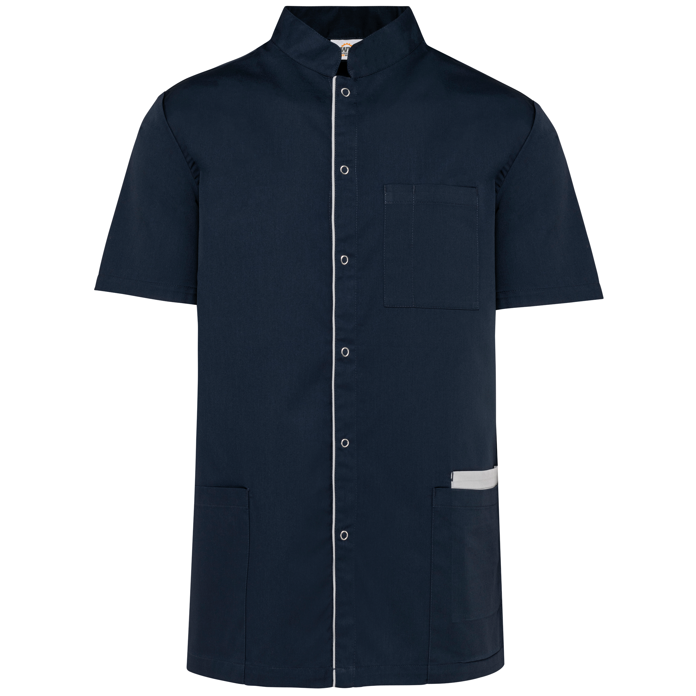 Miniature 11 pour Blouse polycoton avec boutons-pression homme