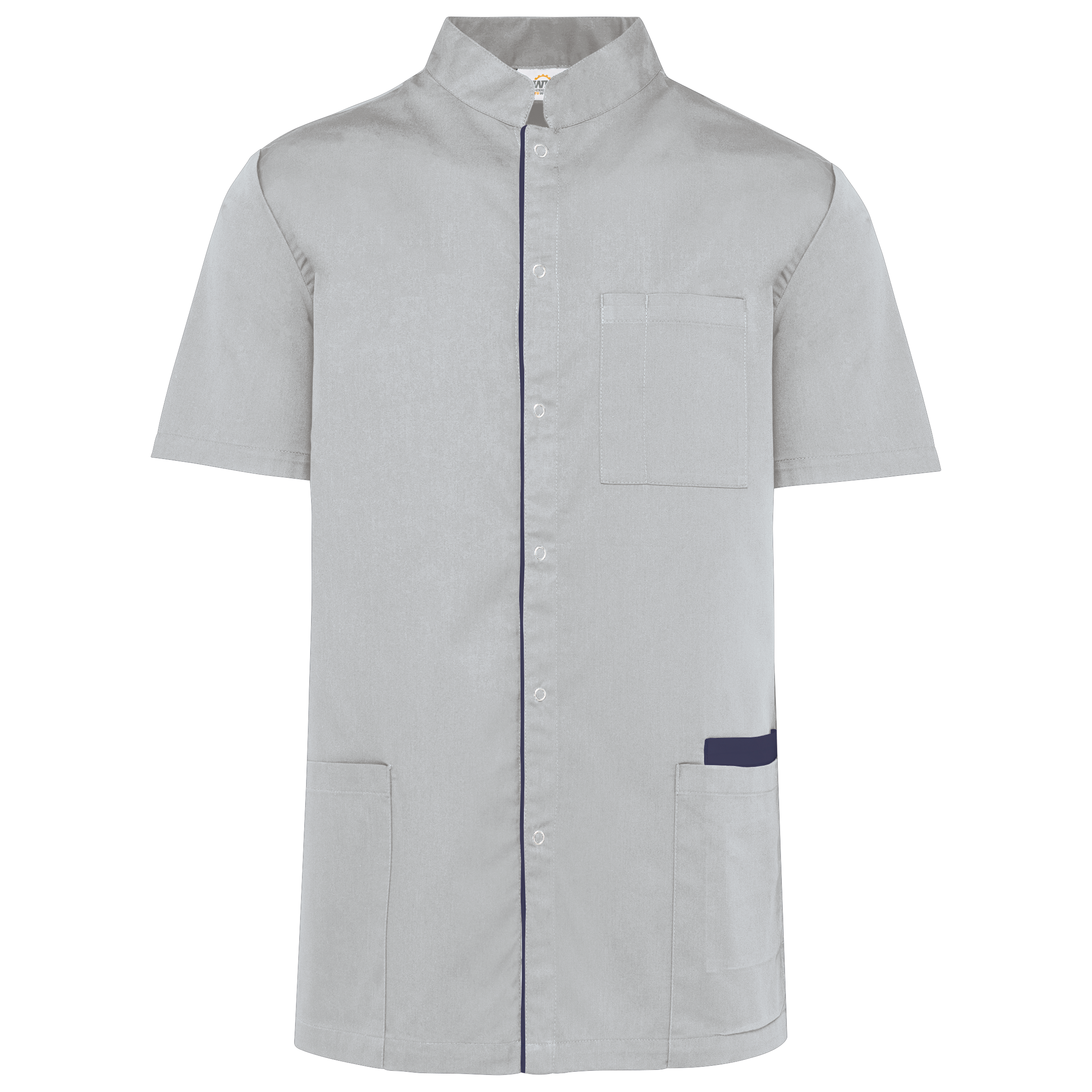 Miniature 12 pour Blouse polycoton avec boutons-pression homme