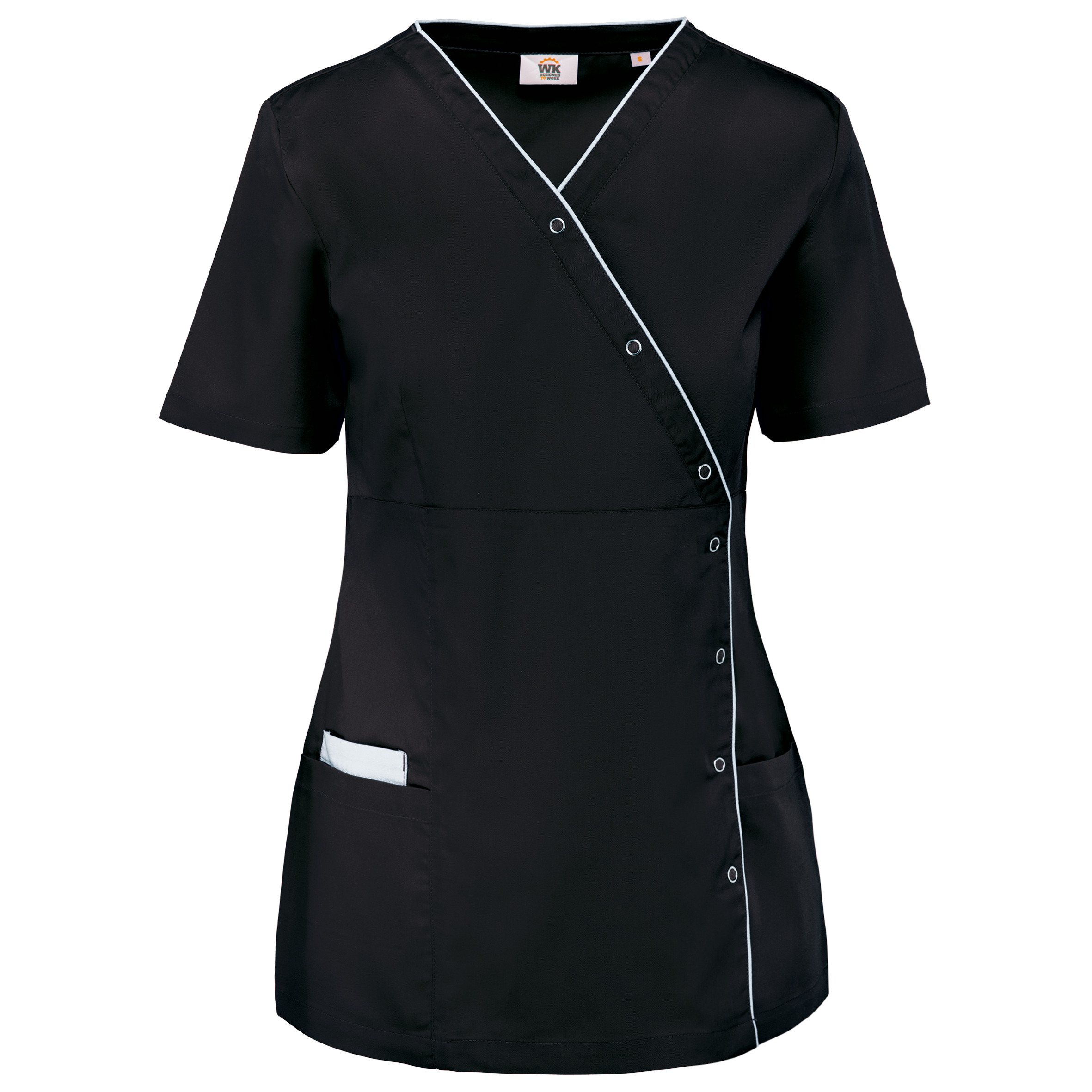 Miniature 13 pour Blouse polycoton avec boutons-pression femme