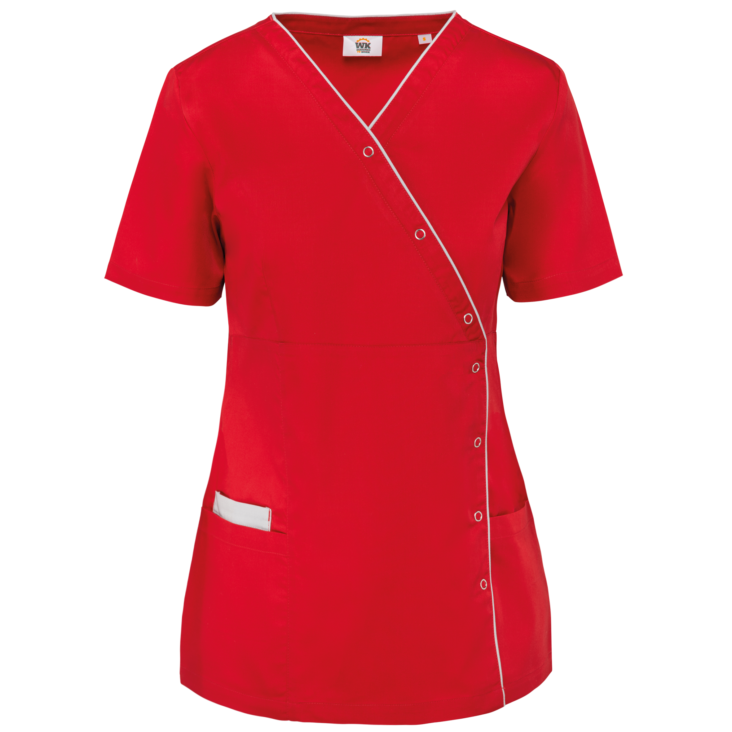 Miniature 14 pour Blouse polycoton avec boutons-pression femme