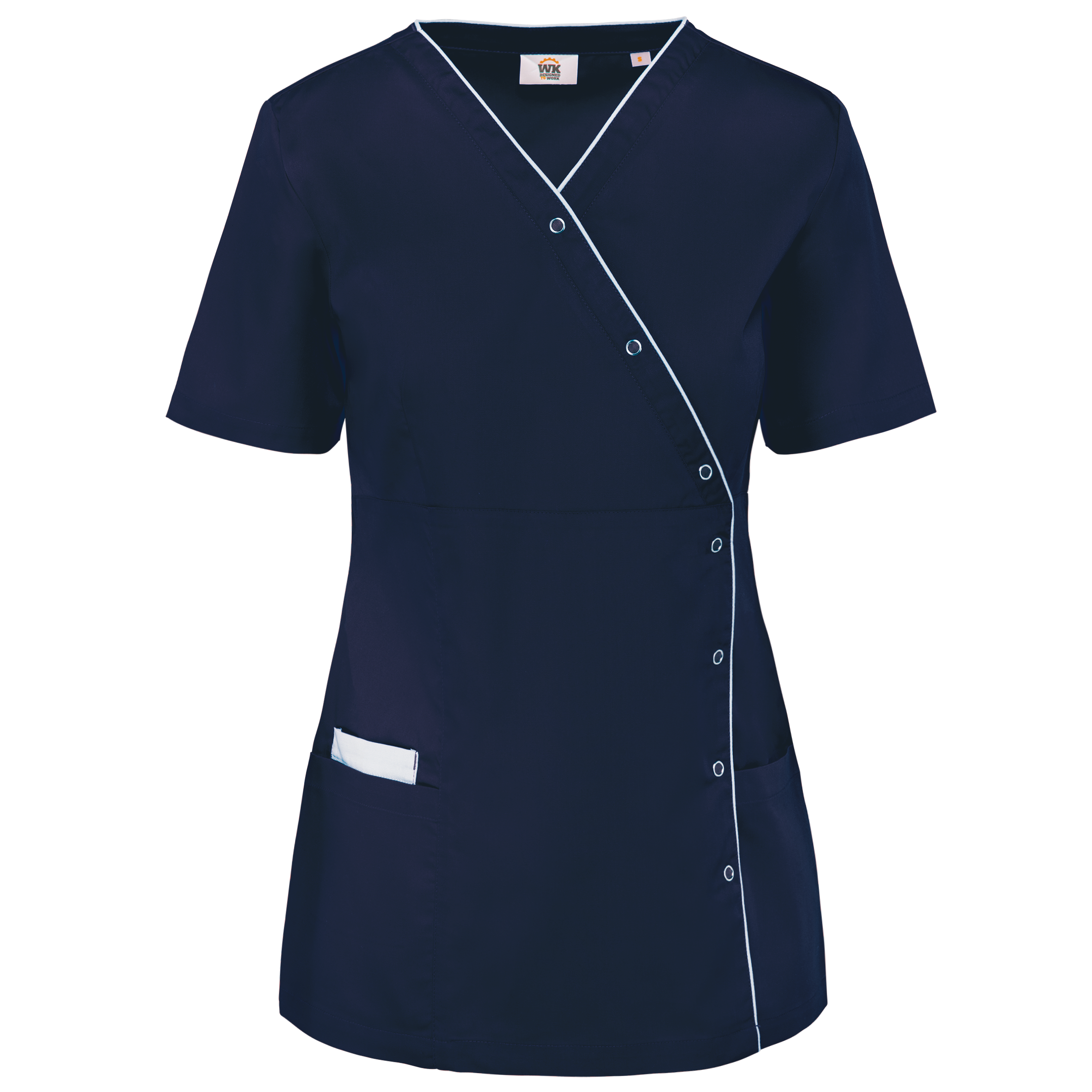 Miniature 16 pour Blouse polycoton avec boutons-pression femme