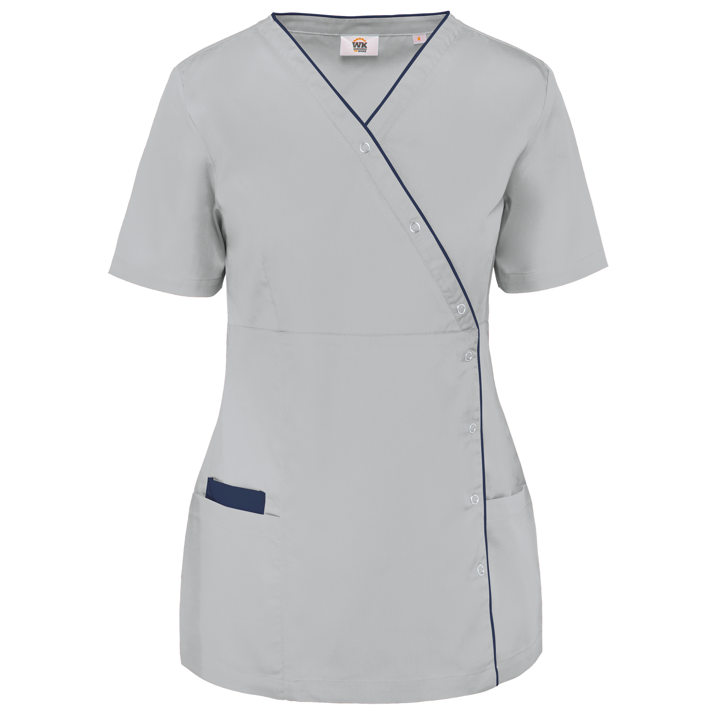 Miniature 17 pour Blouse polycoton avec boutons-pression femme