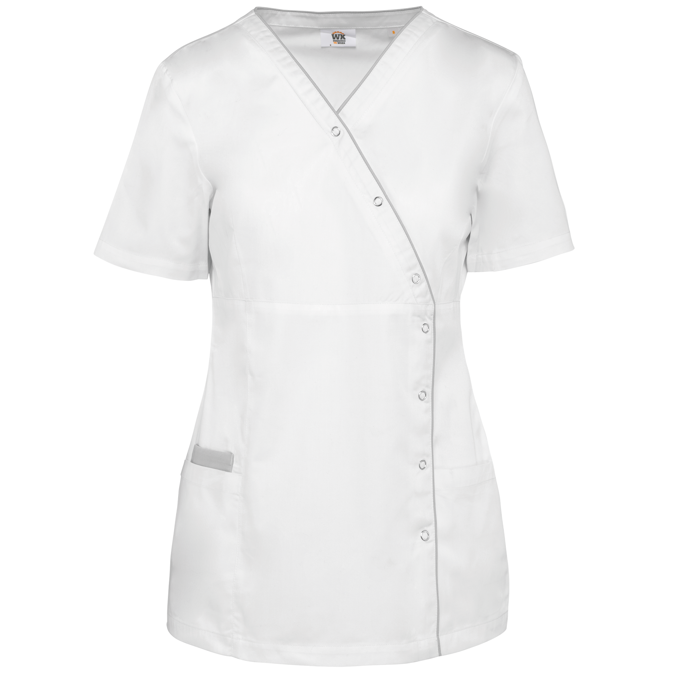 Miniature 18 pour Blouse polycoton avec boutons-pression femme