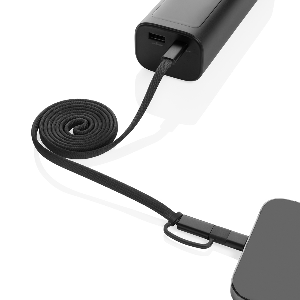 Miniature 6 pour Câble magnétique 60W 2 en 1 Arc en PET RCS