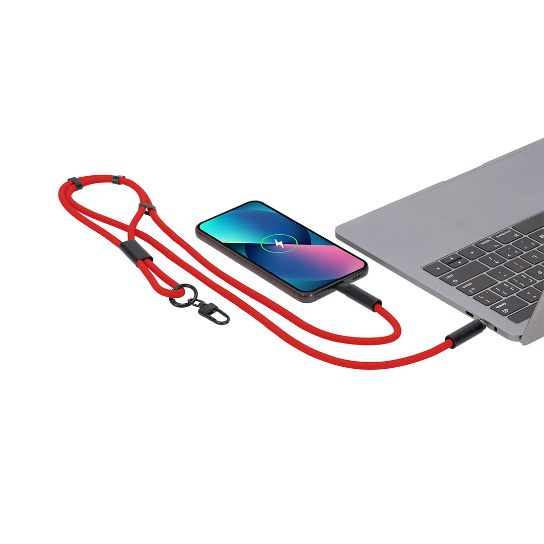 Miniature 2 pour Câble de Charge Support Lila - personnalisable