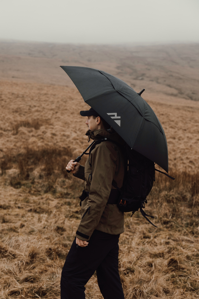 Miniature 11 pour Parapluie tempête 27'' en RPET AWARE™ Nordic Drift Trail