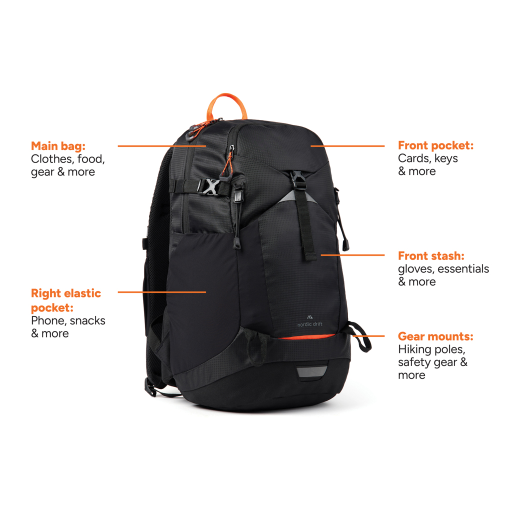 Miniature 3 pour Sac à dos 24L en RCS Nordic Drift Trail