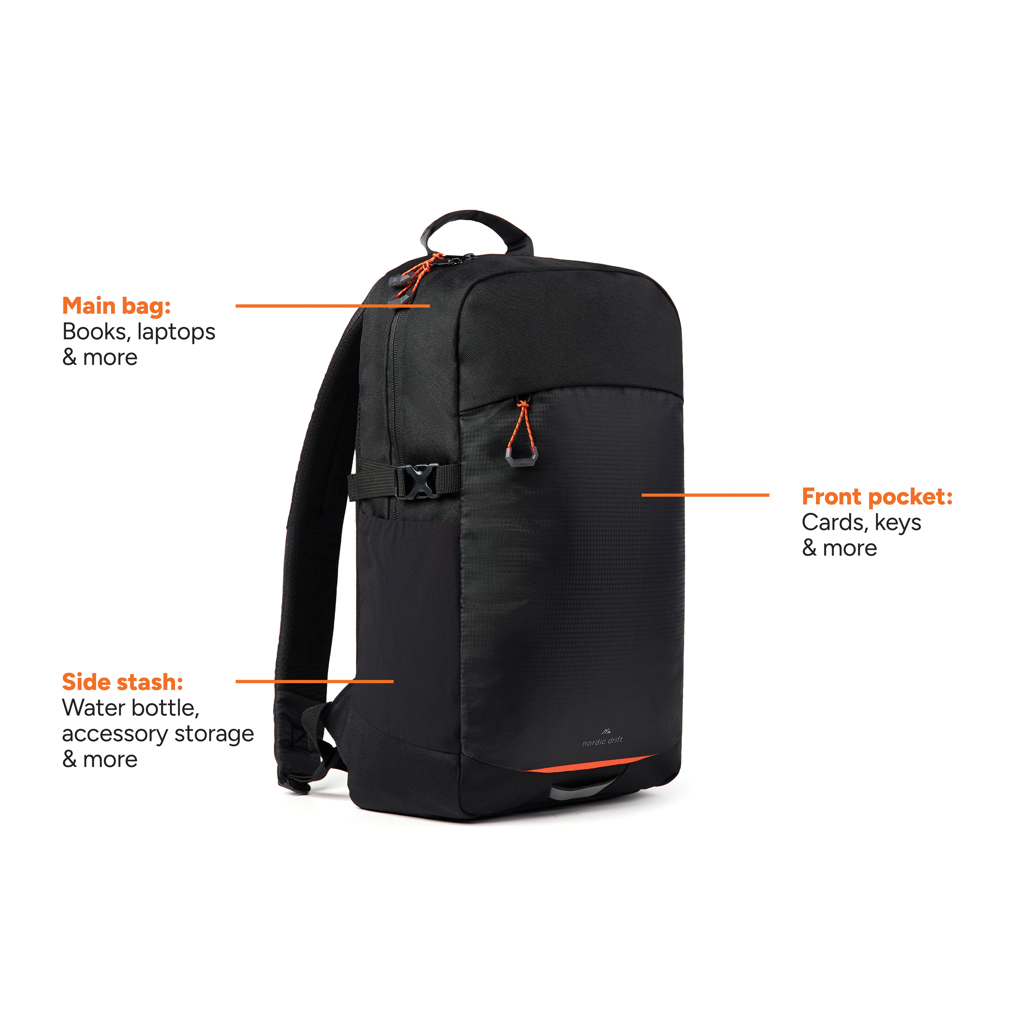Miniature 3 pour Sac à dos 16L en RCS Nordic Drift Trail