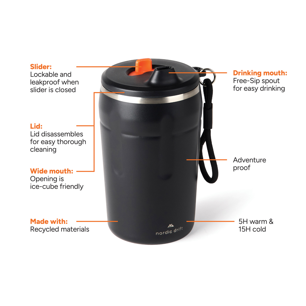 Miniature 3 pour Tasse à café étanche 350ml Nordic Drift Trail RCS