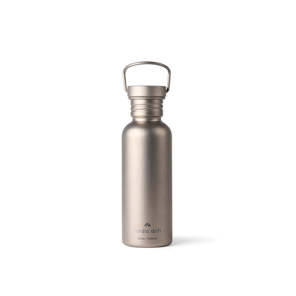 Miniature 2 pour Bouteille d'eau 600ml ultra légère titane Nordic Drift Trail