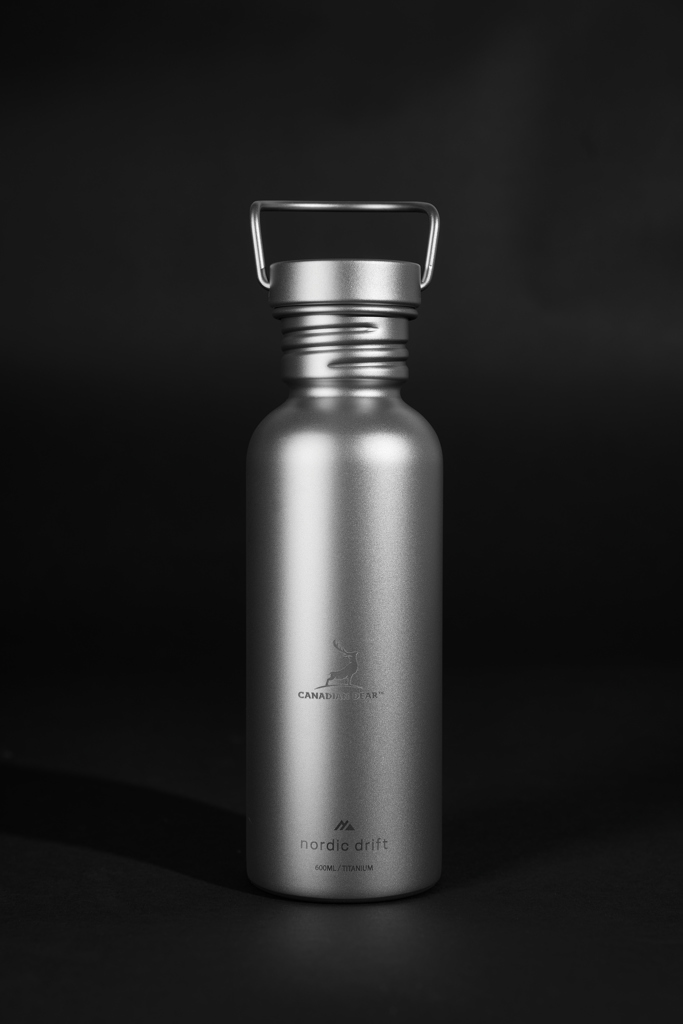Miniature 10 pour Bouteille d'eau 600ml ultra légère titane Nordic Drift Trail