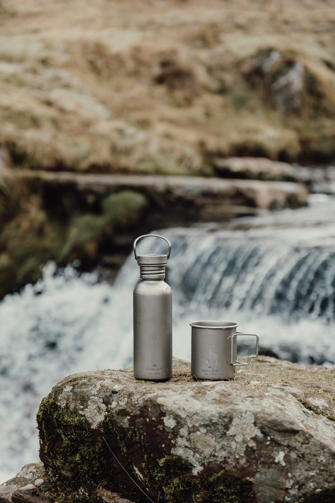 Miniature 18 pour Bouteille d'eau 600ml ultra légère titane Nordic Drift Trail