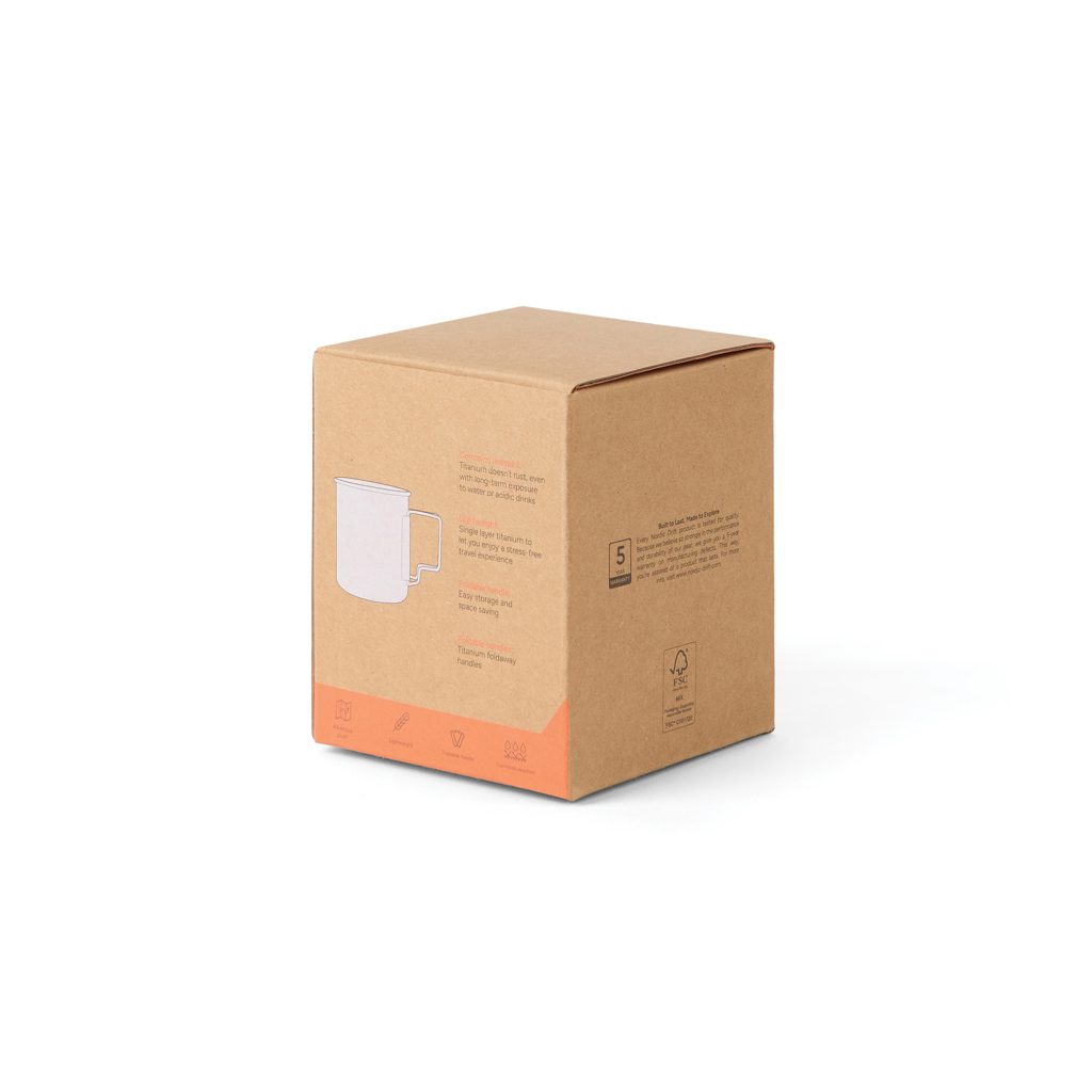 Miniature 5 pour Tasse 450 ml ultra légère en titane Nordic Drift Trail