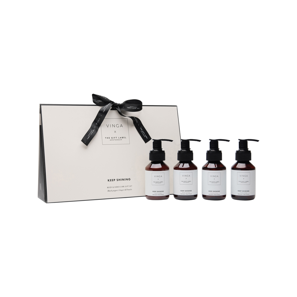 Visuel VINGA x TGL Coffret cadeau pour le corps et les mains