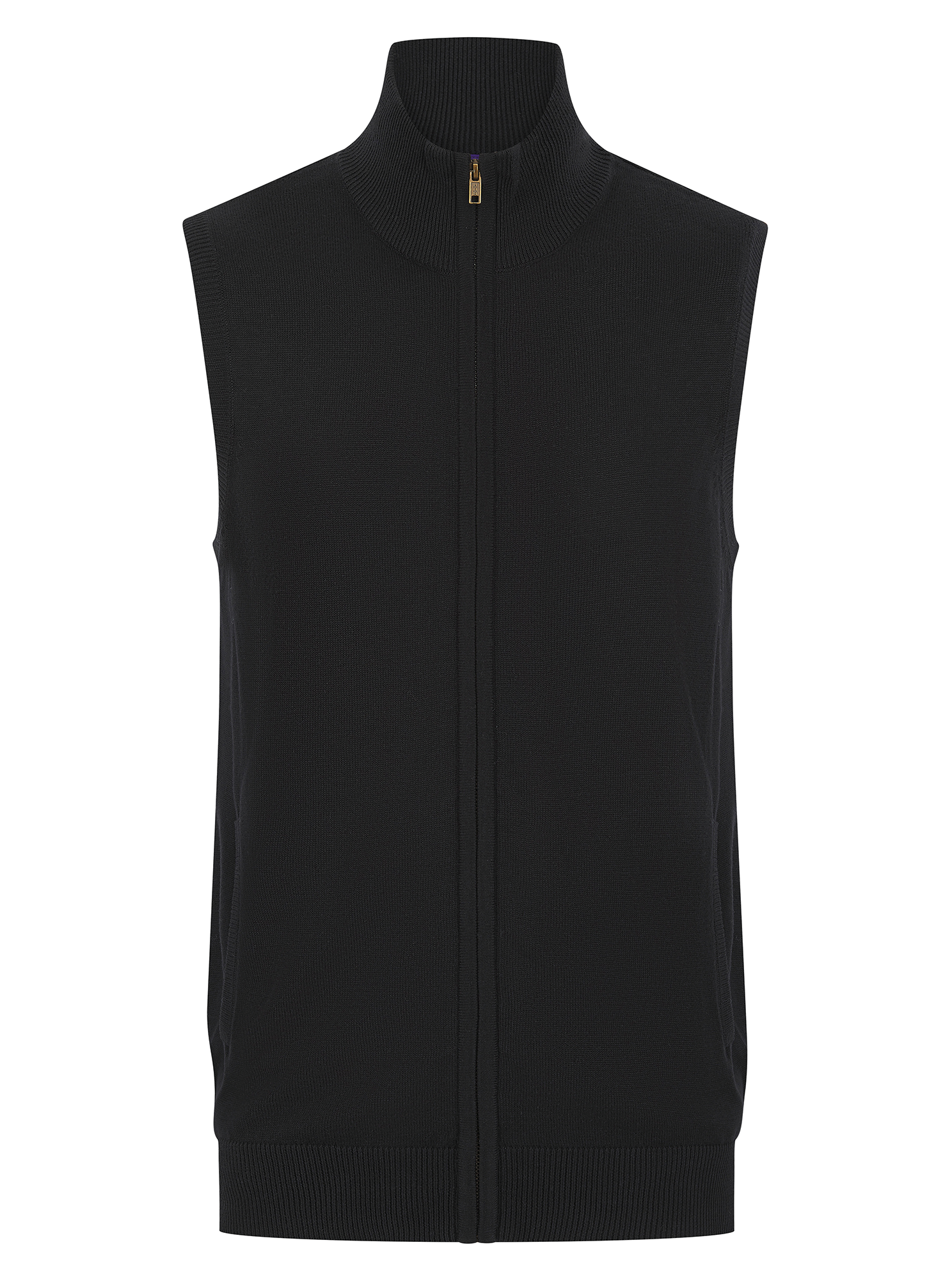 Visuel Pull zippé sans manches pour homme