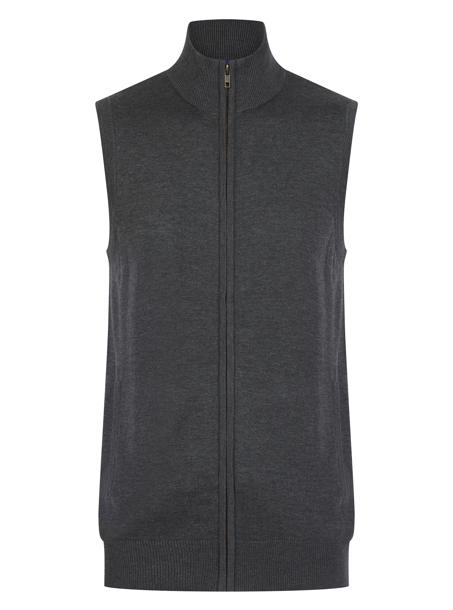 Miniature 2 pour Pull zippé sans manches pour homme
