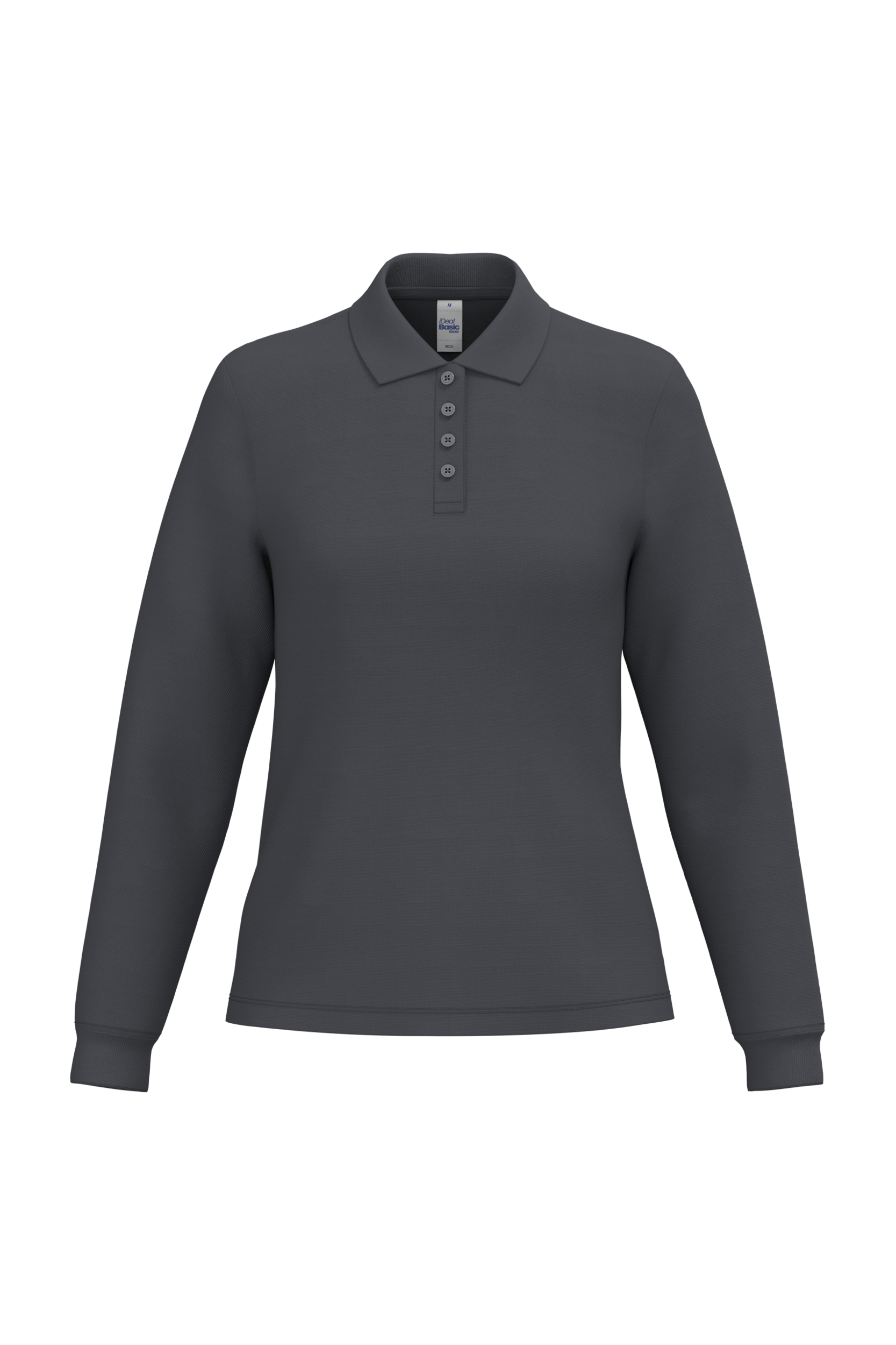 Miniature 2 pour Polo piqué LSL femme