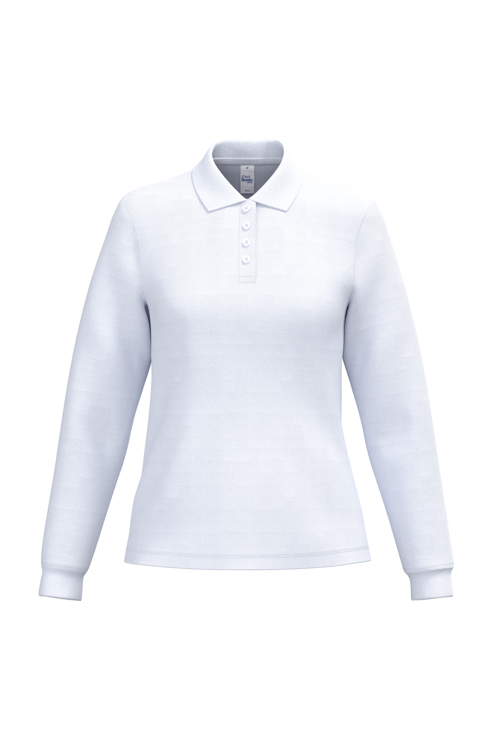 Miniature 5 pour Polo piqué LSL femme
