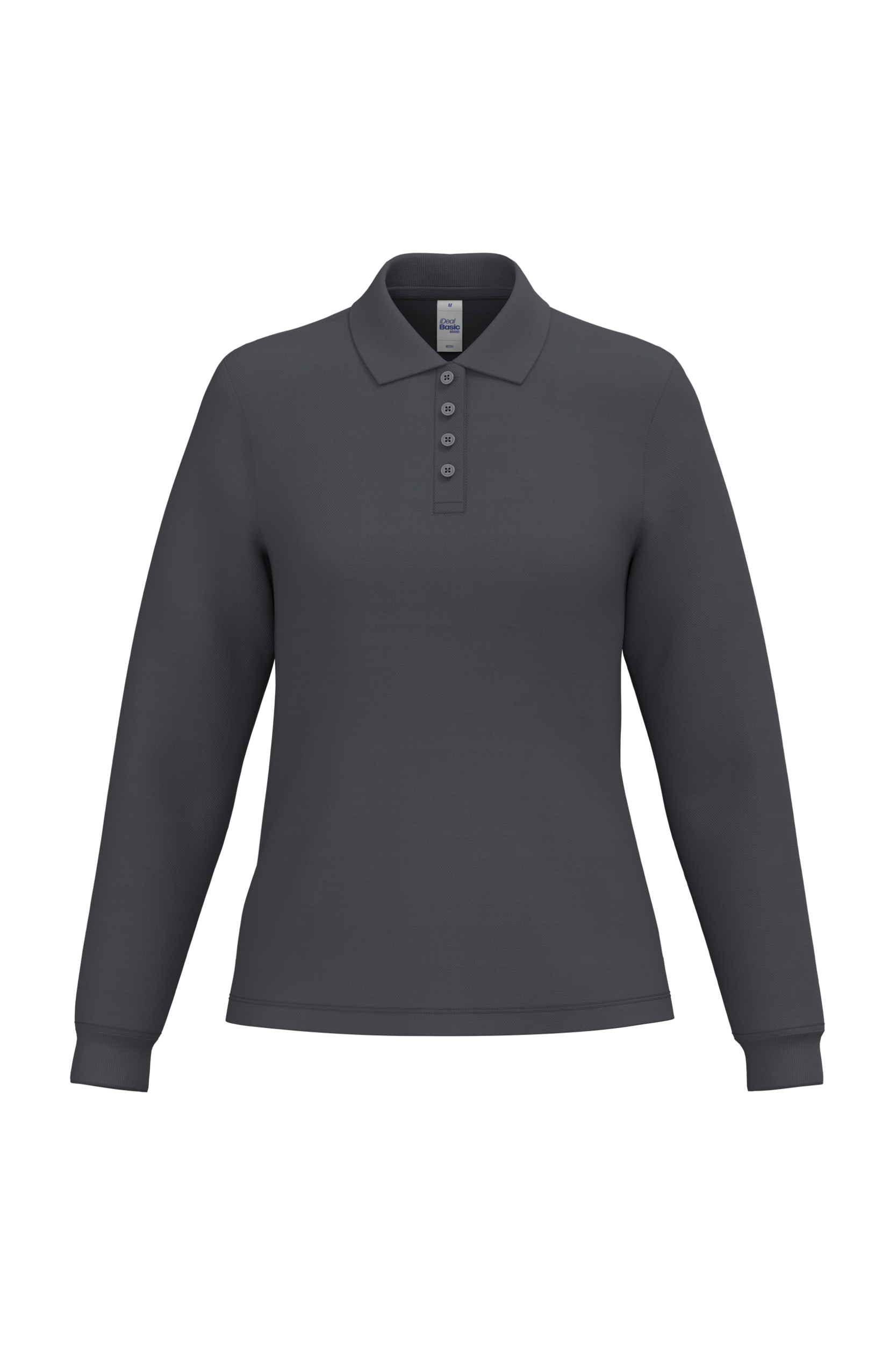 Miniature 2 pour Polo piqué LSL femme