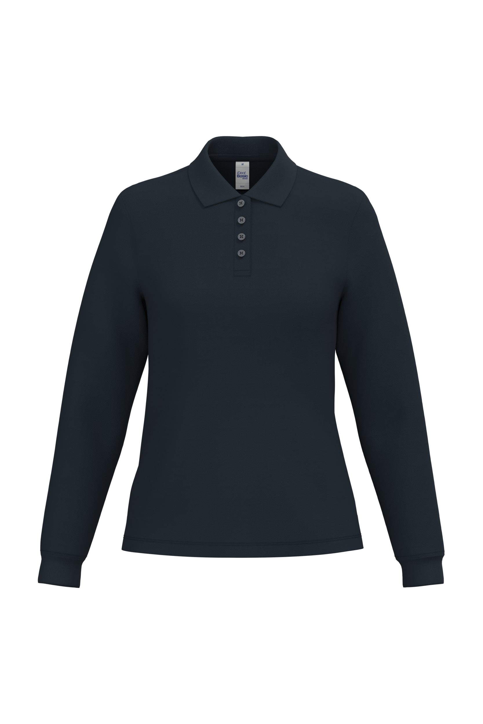 Miniature 3 pour Polo piqué LSL femme