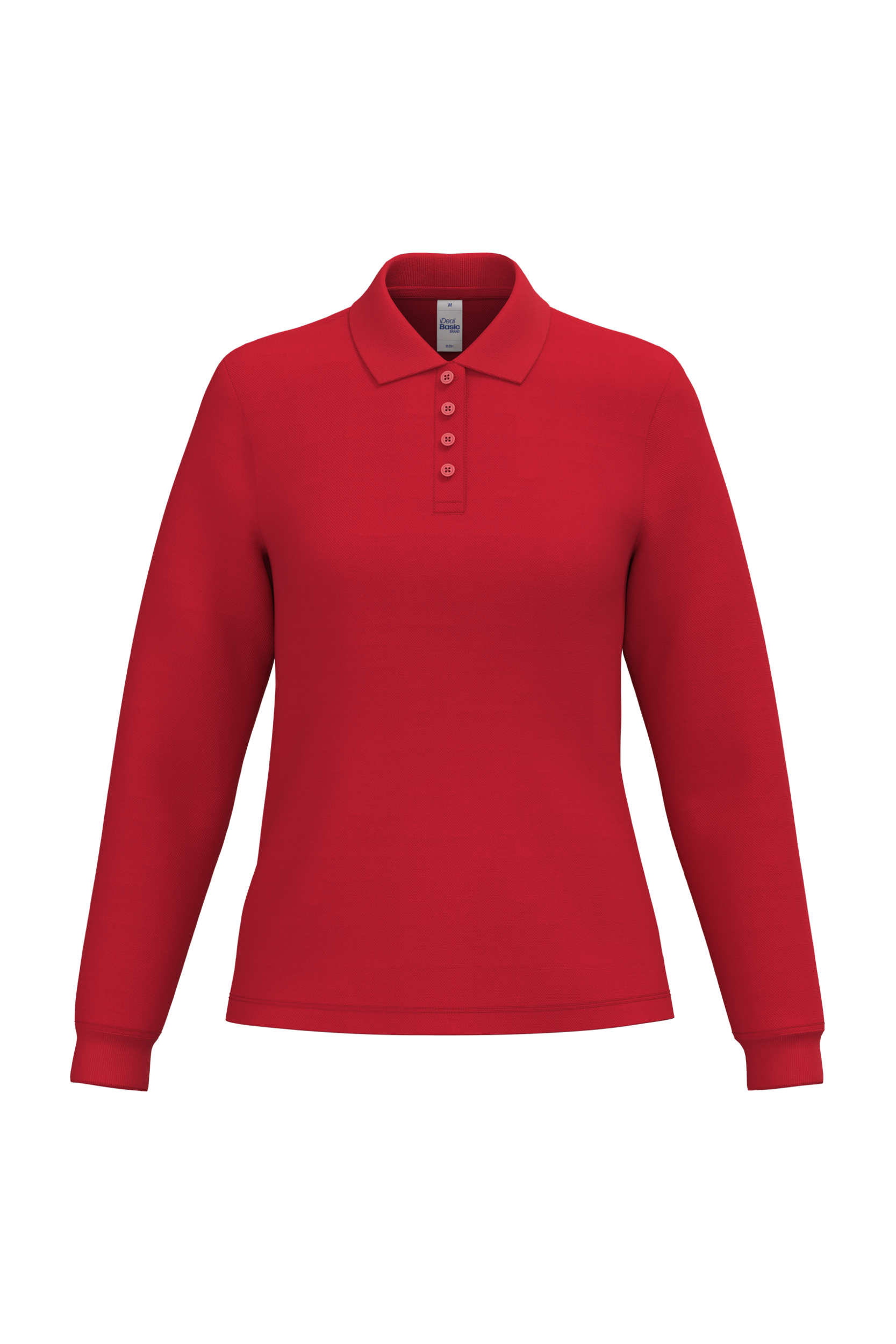 Miniature 5 pour Polo piqué LSL femme