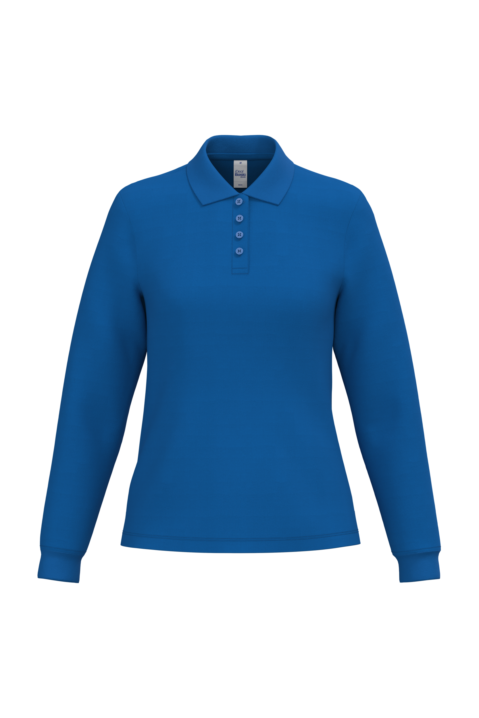 Miniature 6 pour Polo piqué LSL femme