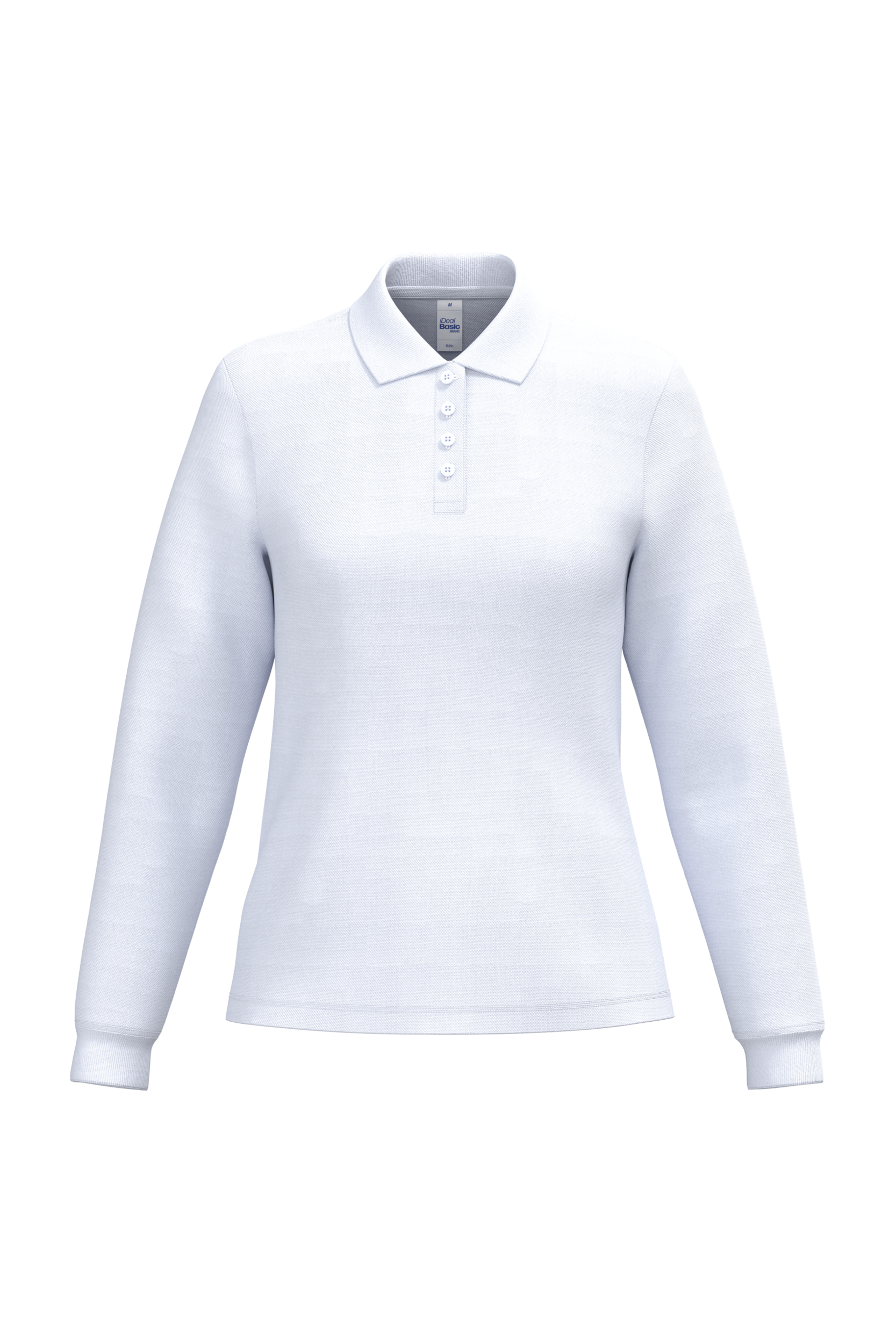 Miniature 8 pour Polo piqué LSL femme