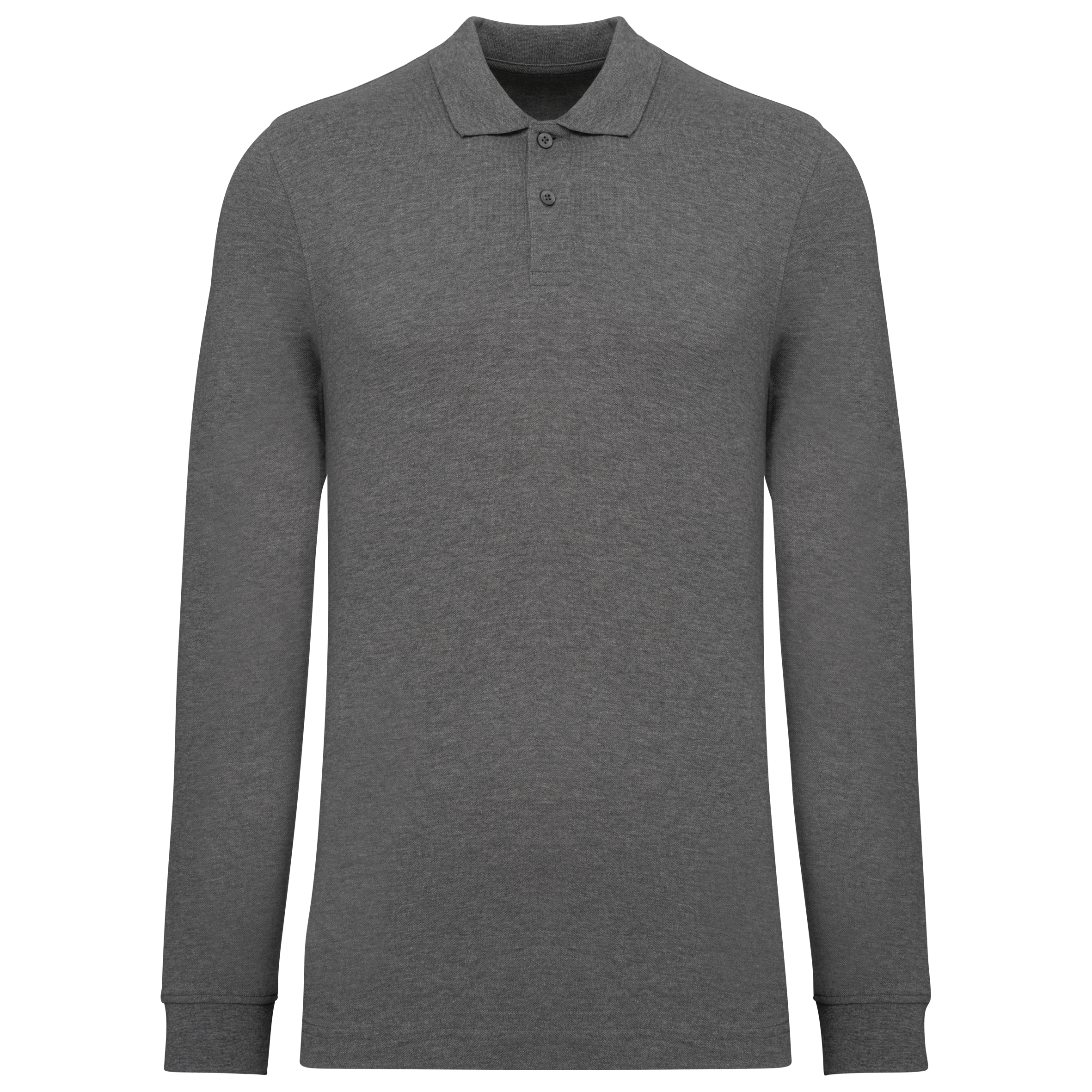 Miniature 2 pour Polo piqué manches longues Bio180 homme